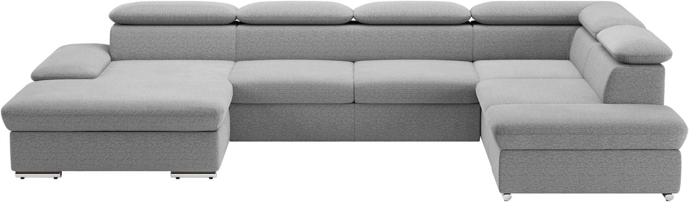 sit&more Wohnlandschaft »Valantine U-Form«, inkl. Kopf- und Armteilverstellung, wahlweise mit Bettfunktion