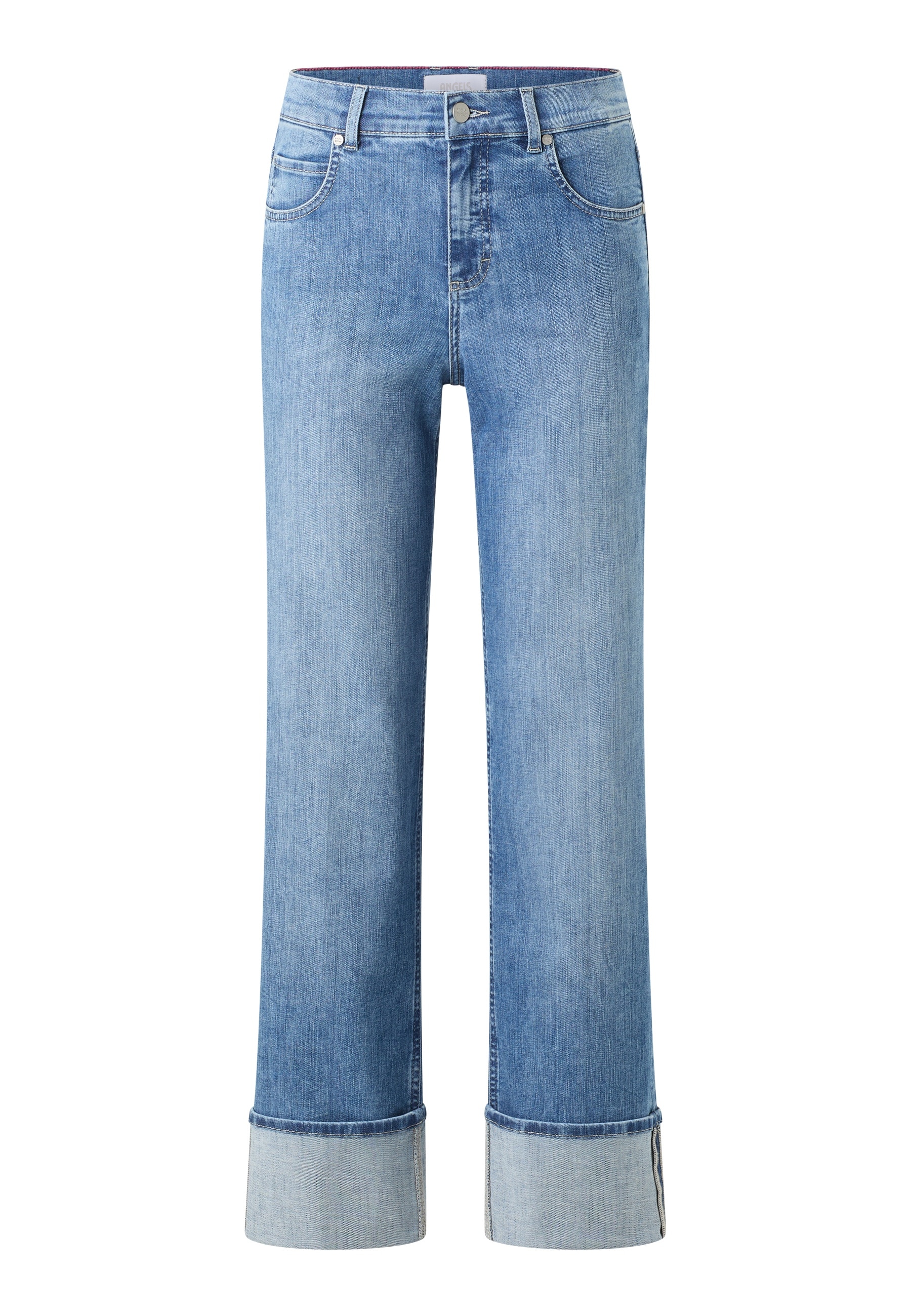 ANGELS Straight-Jeans »LARA TU« mit umgeschlagenem Bein