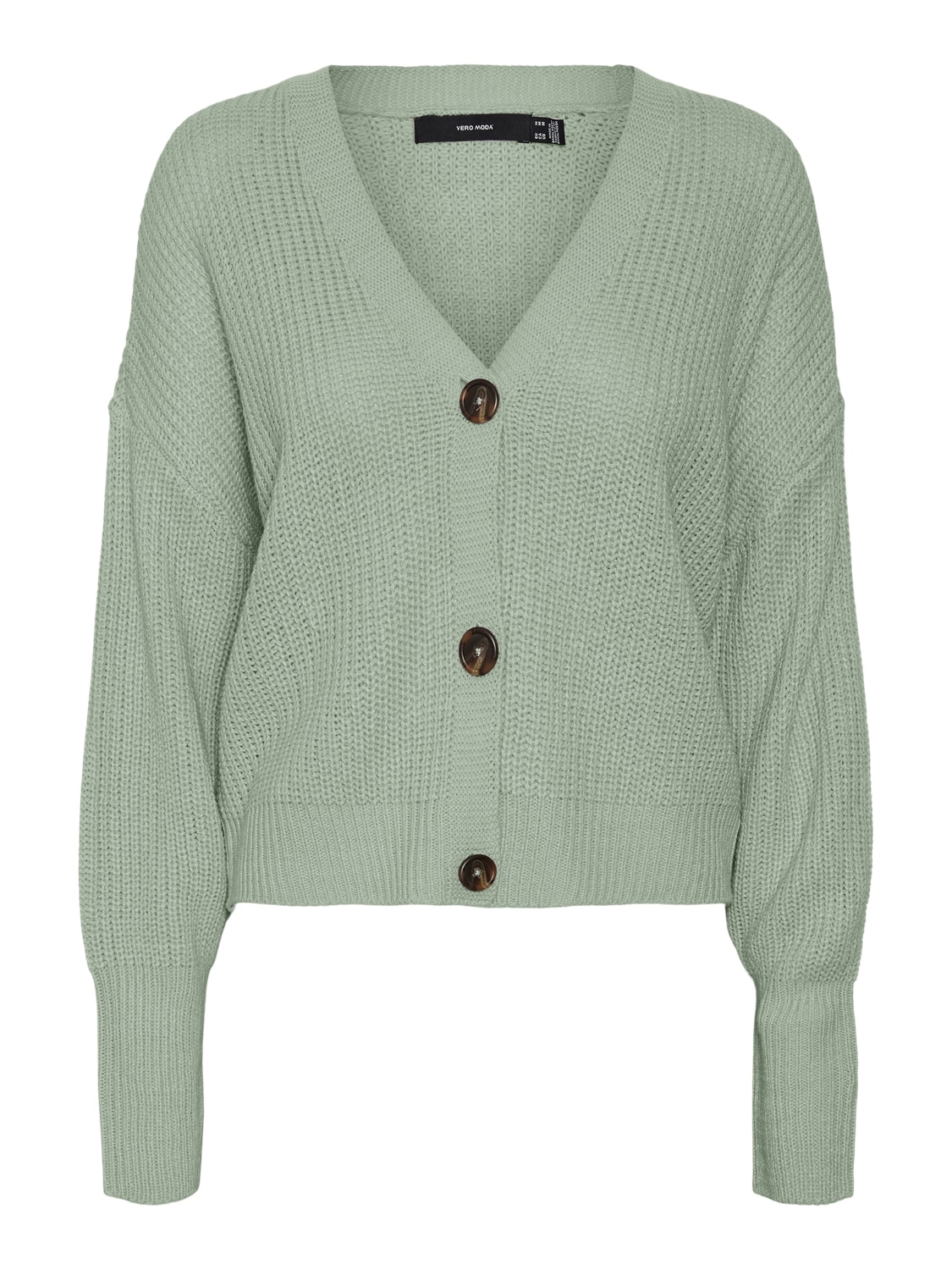 Vero Moda Strickjacke »VMLEA LS V-NECK CUFF CARDIGAN NOOS« Rippstrick