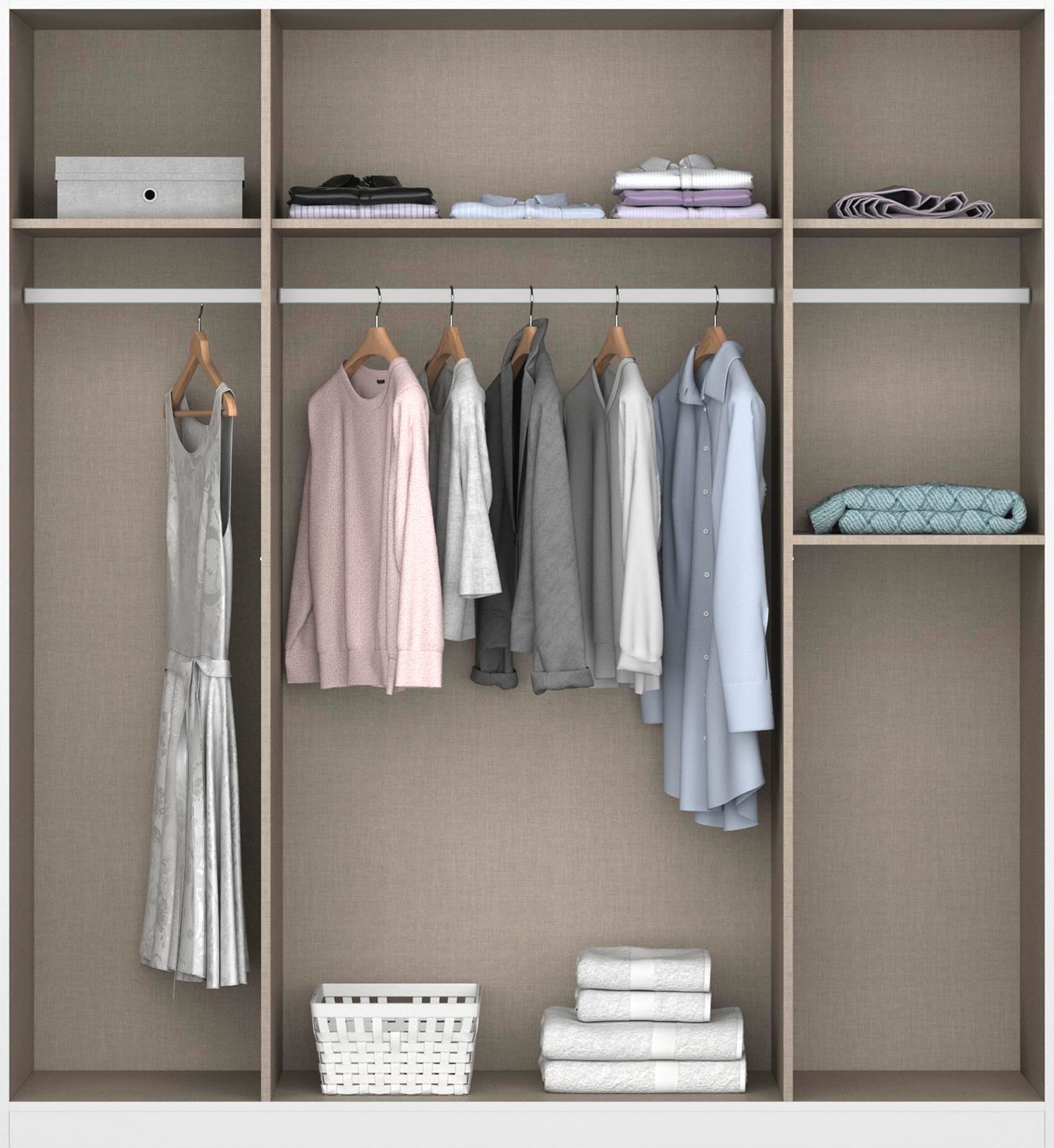 rauch Schrank-Set »Kleiderschrank Schrank Garderobe Wäscheschrank Ankleide ONTARIO« Set, Größe 298x208 cm, 