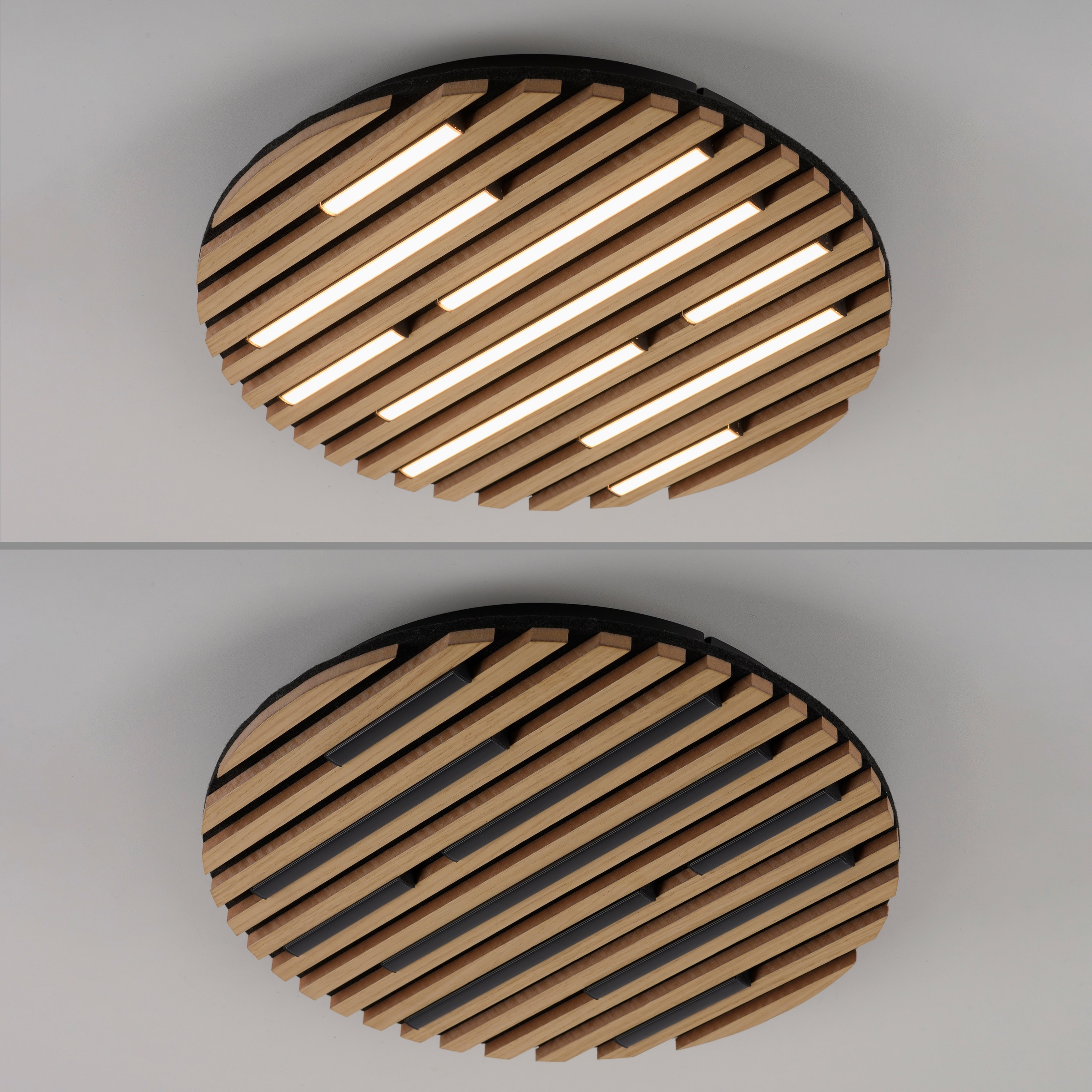 my home Deckenleuchte »Unnestad Akustikpaneele« LED-Board 4 Stk. Warmweiß s günstig online kaufen