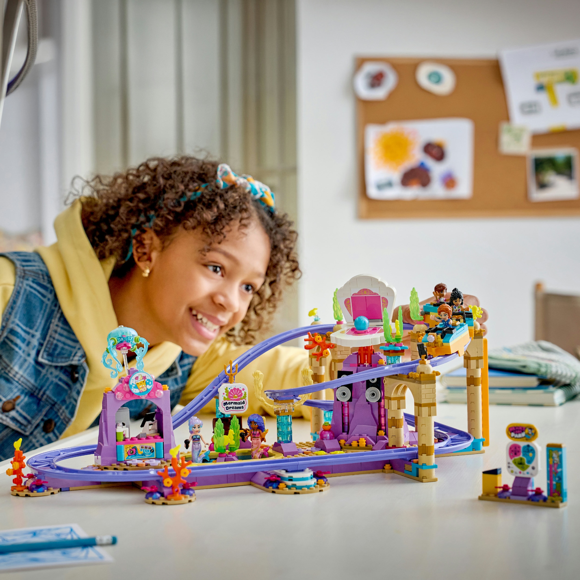 LEGO® Konstruktionsspielsteine »Meerjungfrauen-Achterbahn (42703), LEGO Friends« Made in Europe
