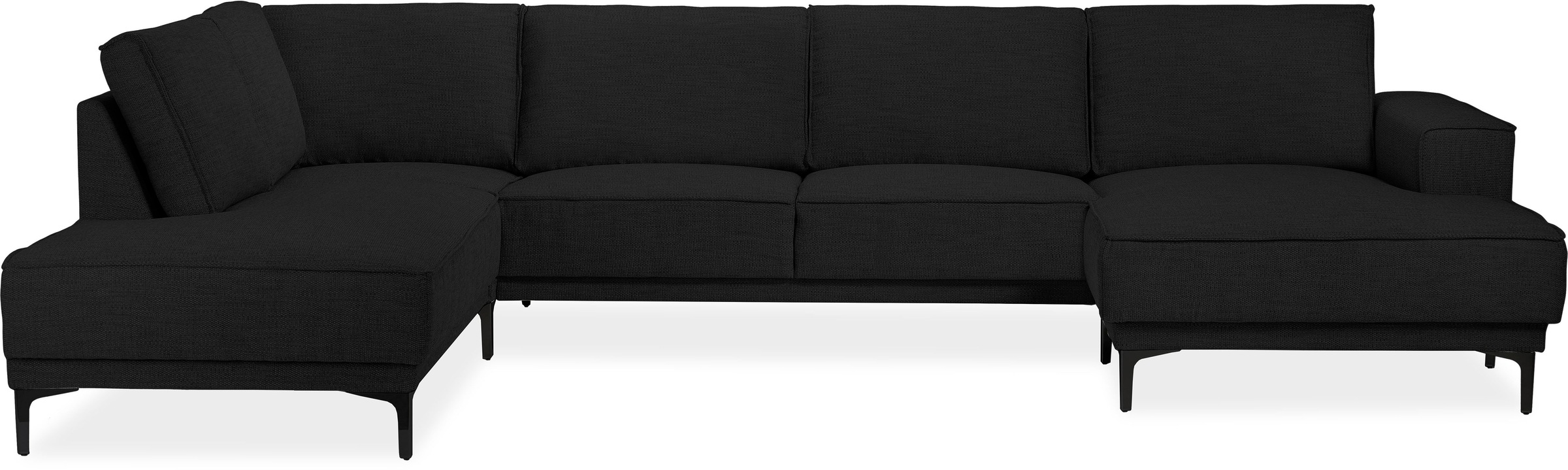 OTTO home Wohnlandschaft »XXL Sofa Oland, Struktur, Flachgewebe, Luxus-Micr günstig online kaufen