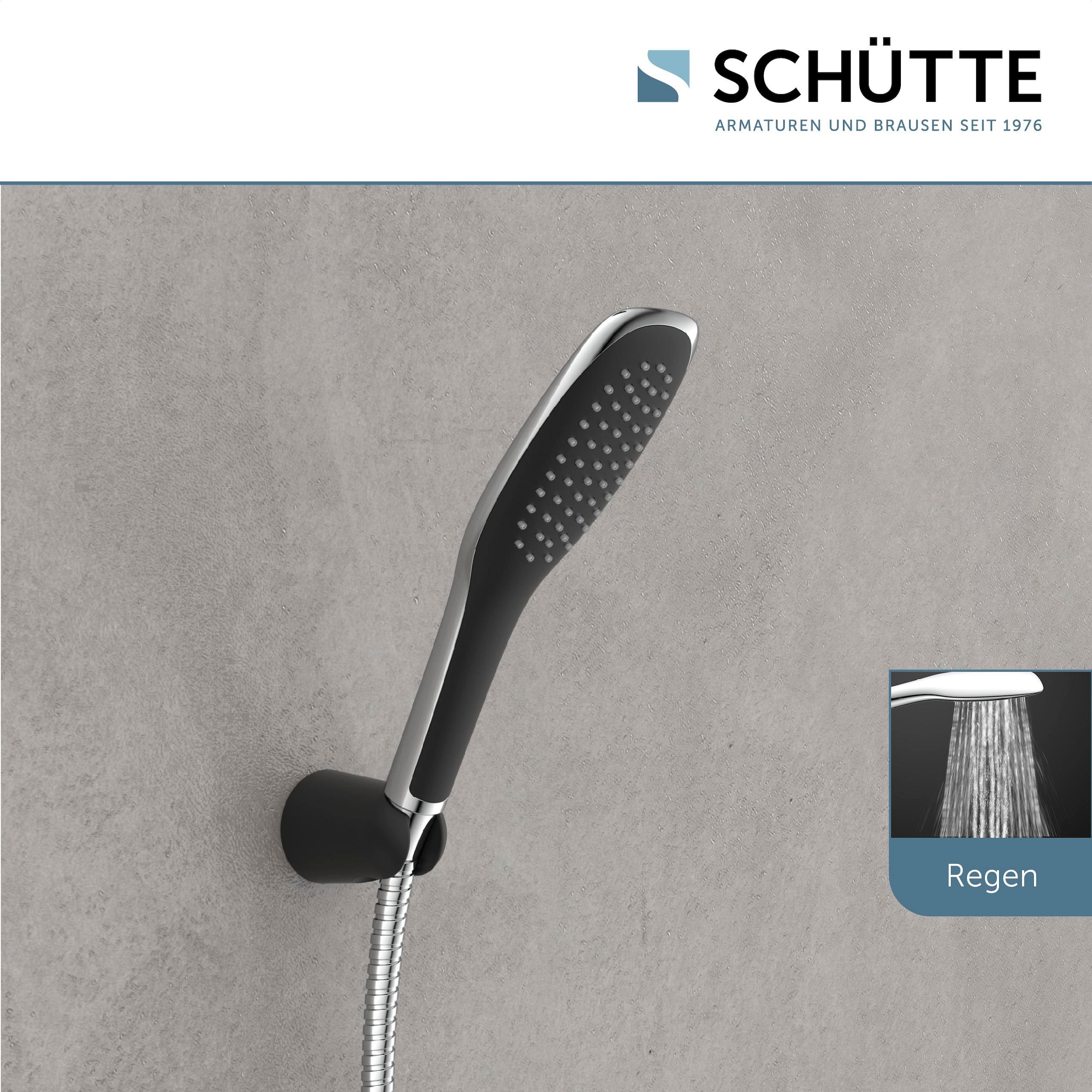 Schütte Brausegarnitur »MADAGASKAR«, (Set), inkl. Wasserspardichtung, Antikalk, abnehmbare Seifenschale