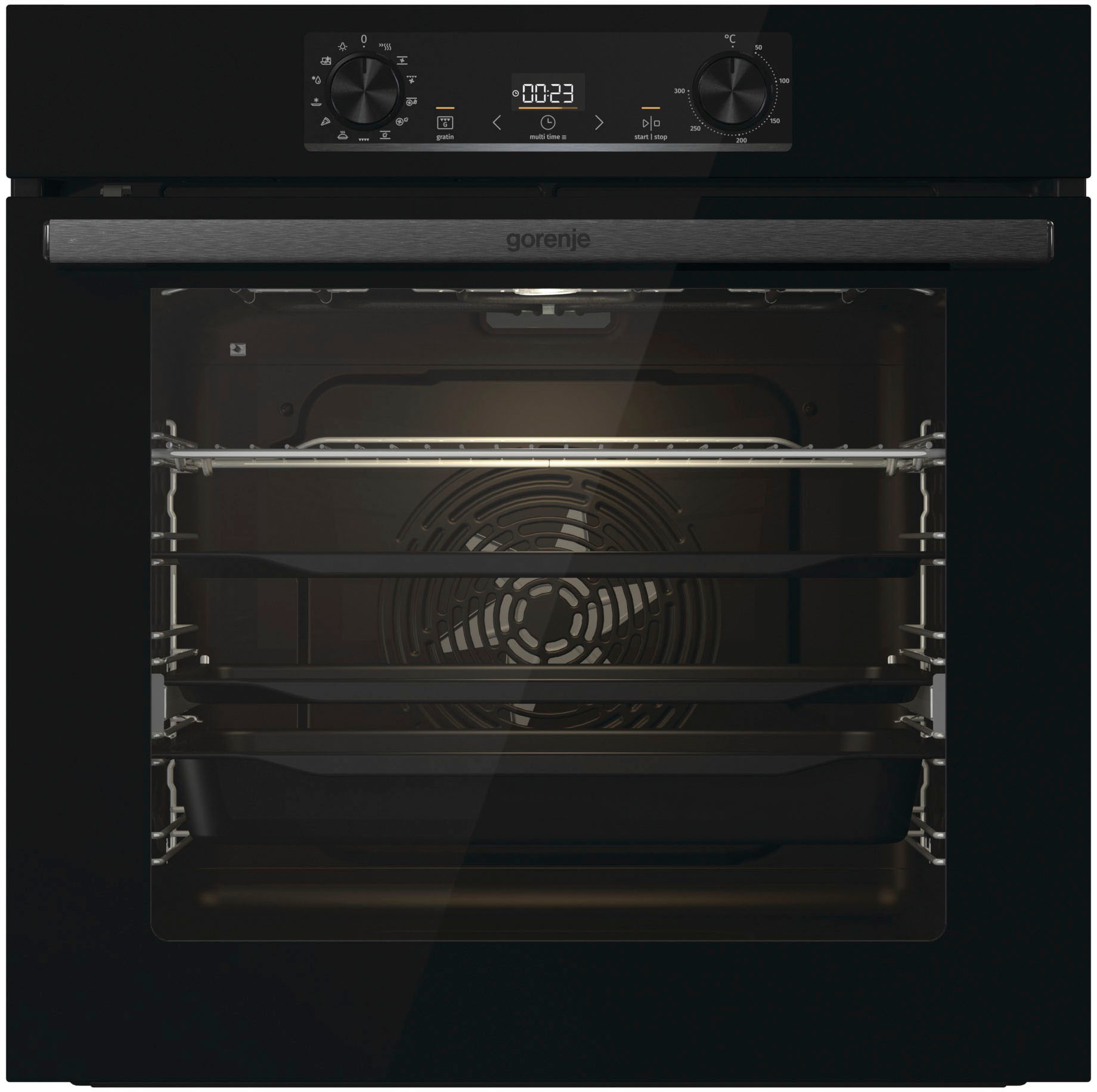 GORENJE Pyrolyse Backofen  »BPS6737E14BG«, mit 1-fach-Teleskopauszug, Pyrolyse-Selbstreinigung, AirFry-Funktion