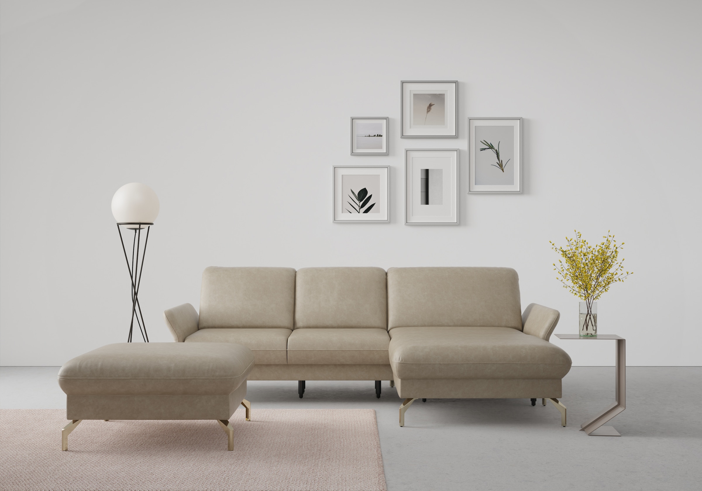sit&more Ecksofa »Fashion L-Form«, wahlweise mit Kopfteilverstellung, Vorzi günstig online kaufen