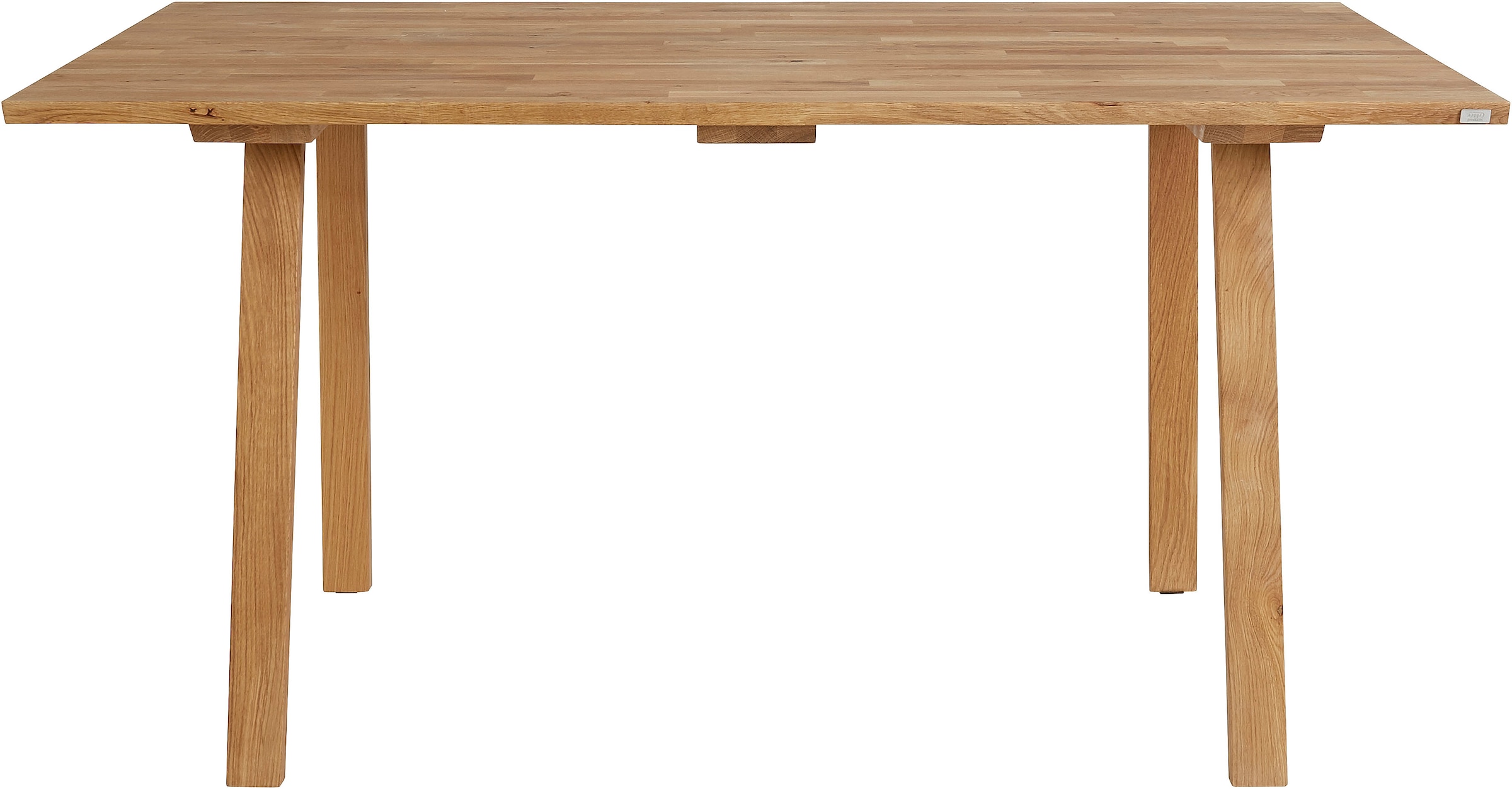 OTTO products Esstisch »Alessja«, Breite 130 oder 150 cm, Eiche Massivholz günstig online kaufen