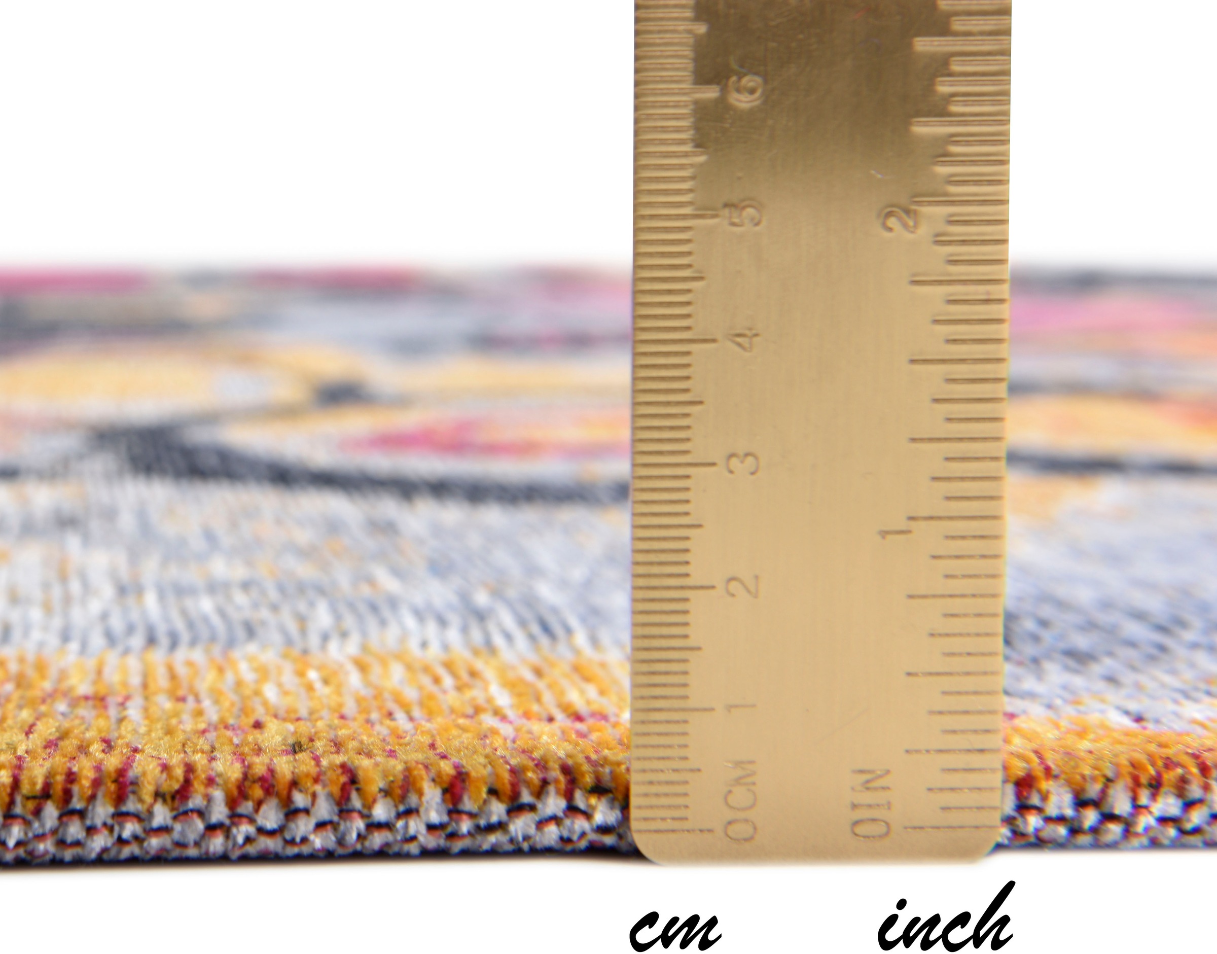 Gino Falcone Teppich »Cosima-109«, rechteckig, 3 mm Höhe, flachgeweber Jaquard-Teppich, mit Chenillegarn, modernes Design