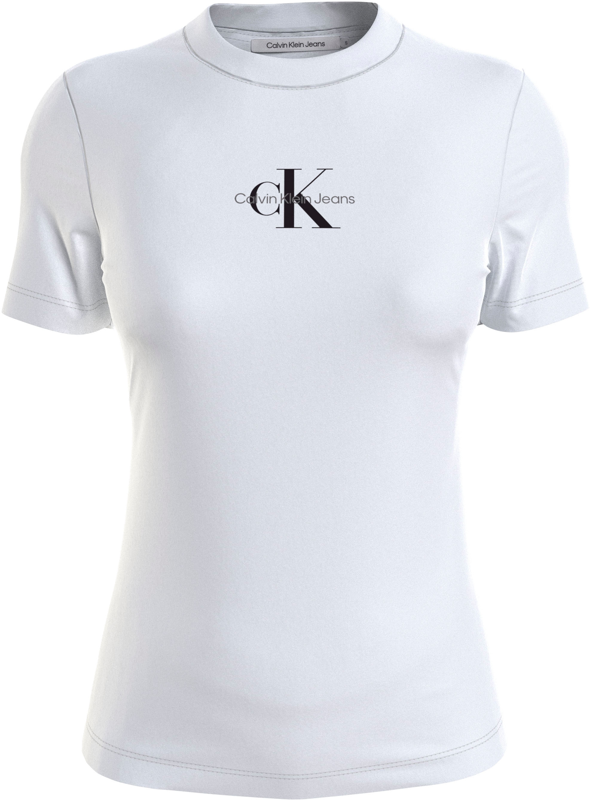 SLIM Klein Jeans Calvin T-Shirt kaufen »MONOLOGO Logodruck FIT TEE«, mit