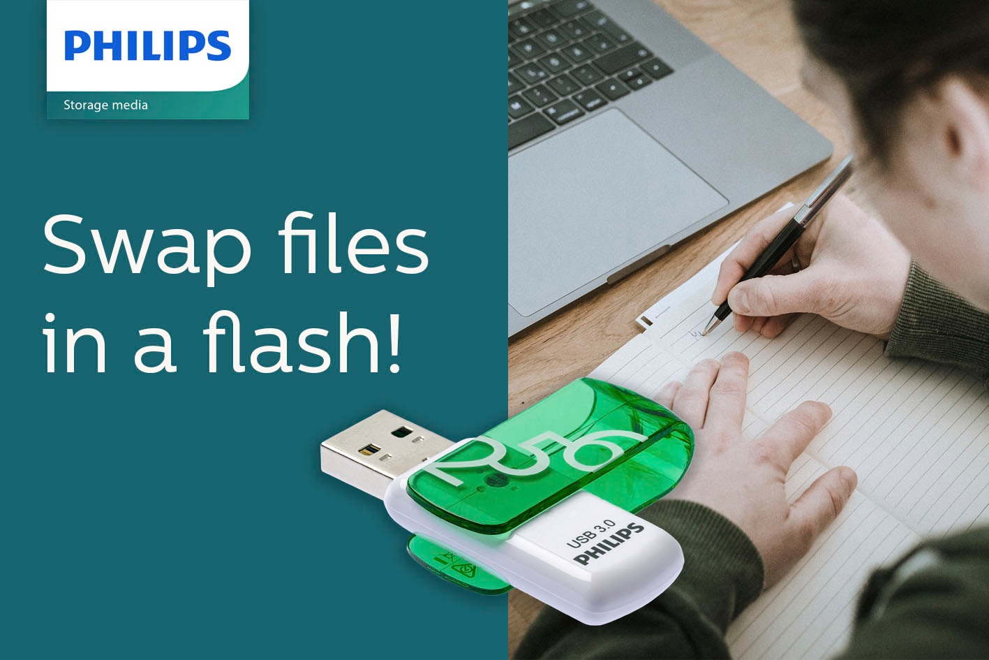 Philips USB-Stick »Vivid Edition 256GB«, (USB 3.0 Lesegeschwindigkeit 100 MB/s)