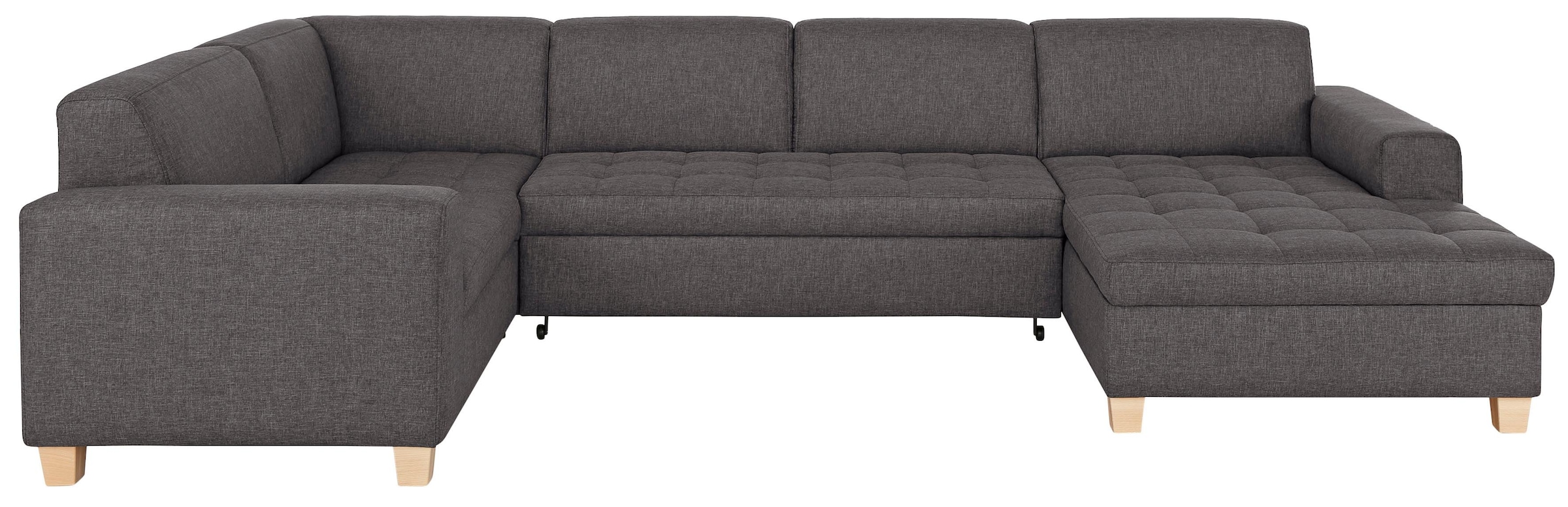 Home affaire Wohnlandschaft »Corby, viel Platz und Komfort, U-Form« wahlwei günstig online kaufen