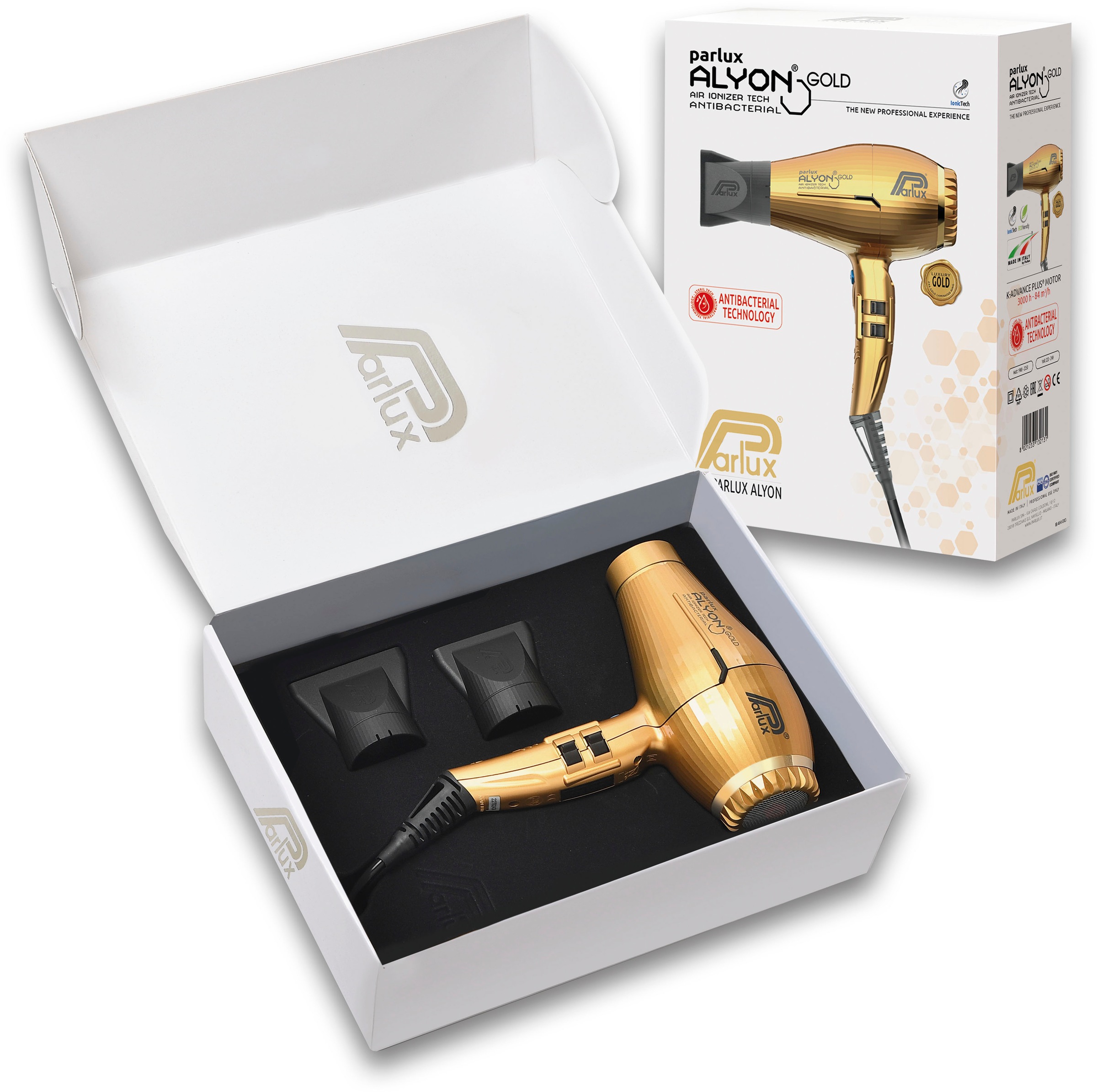 Parlux Haartrockner »Parlux Alyon Ionic«, 2250 W, Patentiertes Reinigungssystem HFS (Hair Free System)