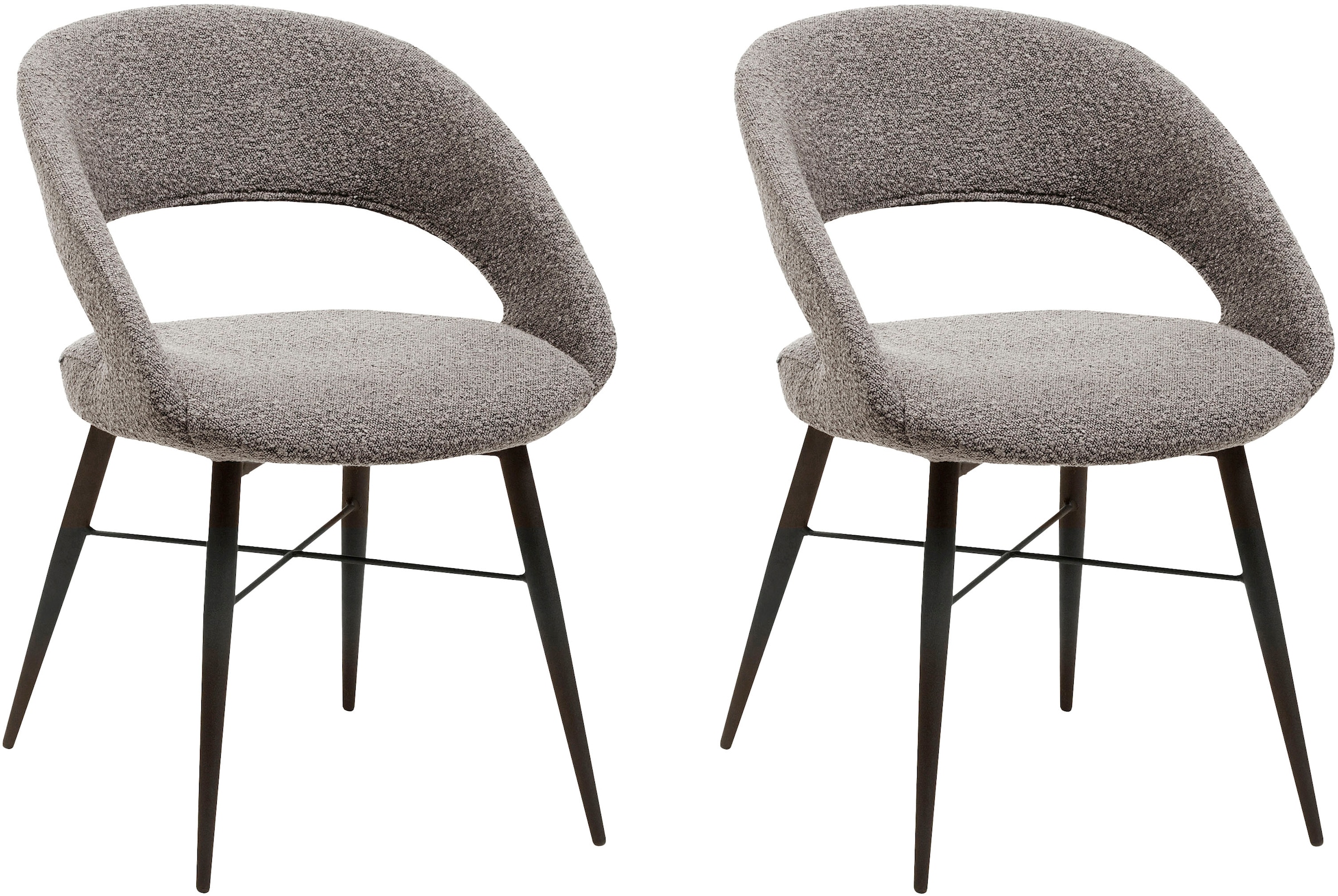 OMG Design Esszimmerstuhl »Marley«, (Set), 2 St., Stoff, mit modernem Cut-O günstig online kaufen