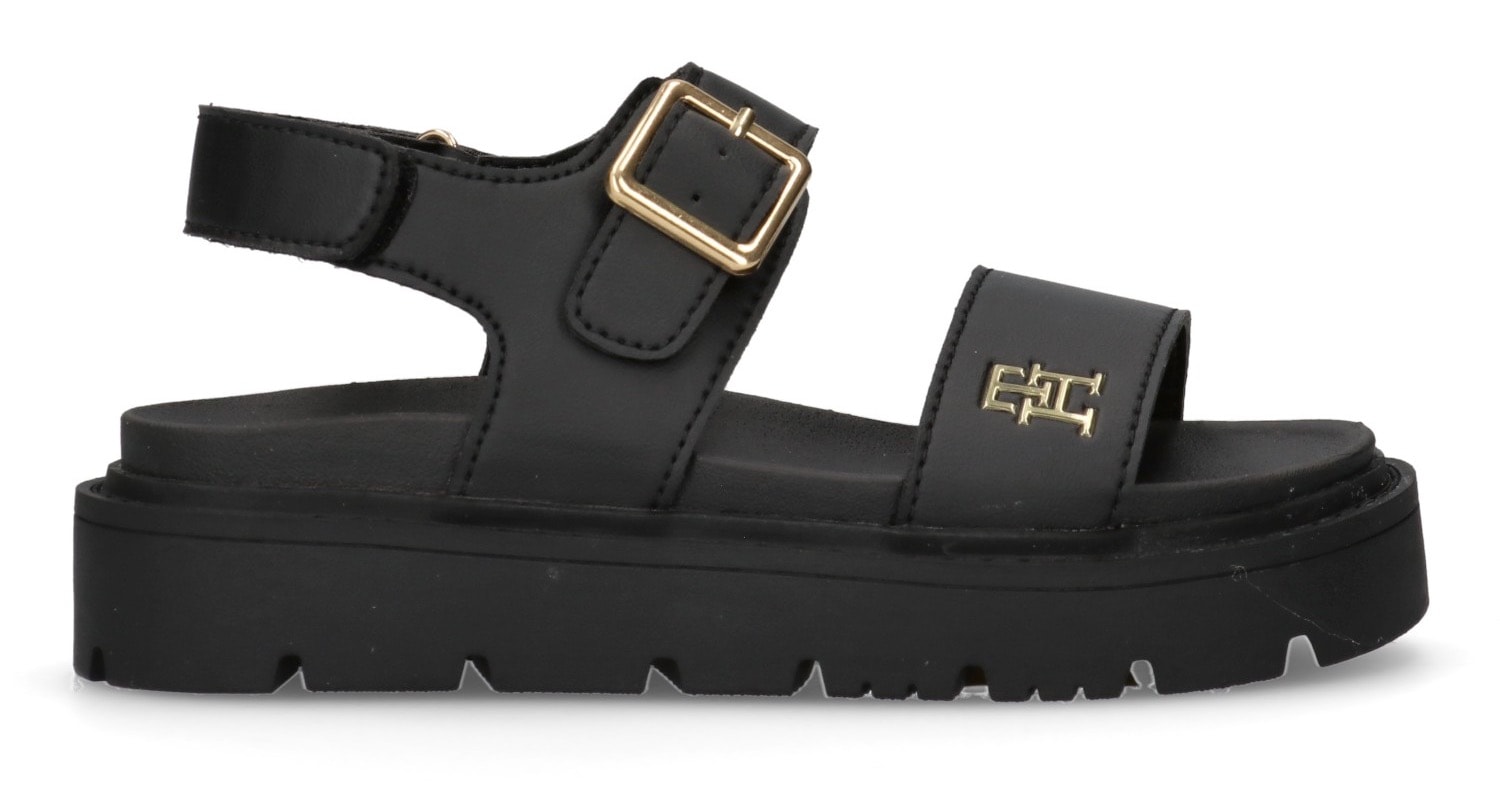 Tommy Hilfiger Plateausandale, Sandale mit modischem Plateau