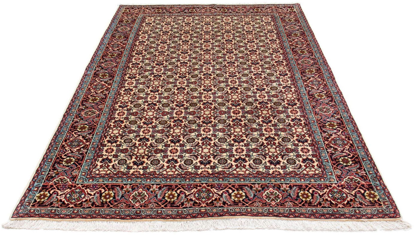 Wollteppich »Bidjar - Zanjan Stark Gemustert Beige 220 x 140 cm«, rechteckig, Unikat...