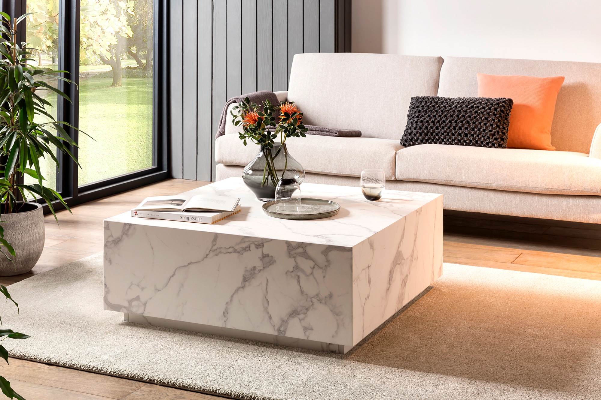 SalesFever Couchtisch »AlmerÃ­a Wohnzimmertisch: Beistelltisch mit Schwebe- günstig online kaufen