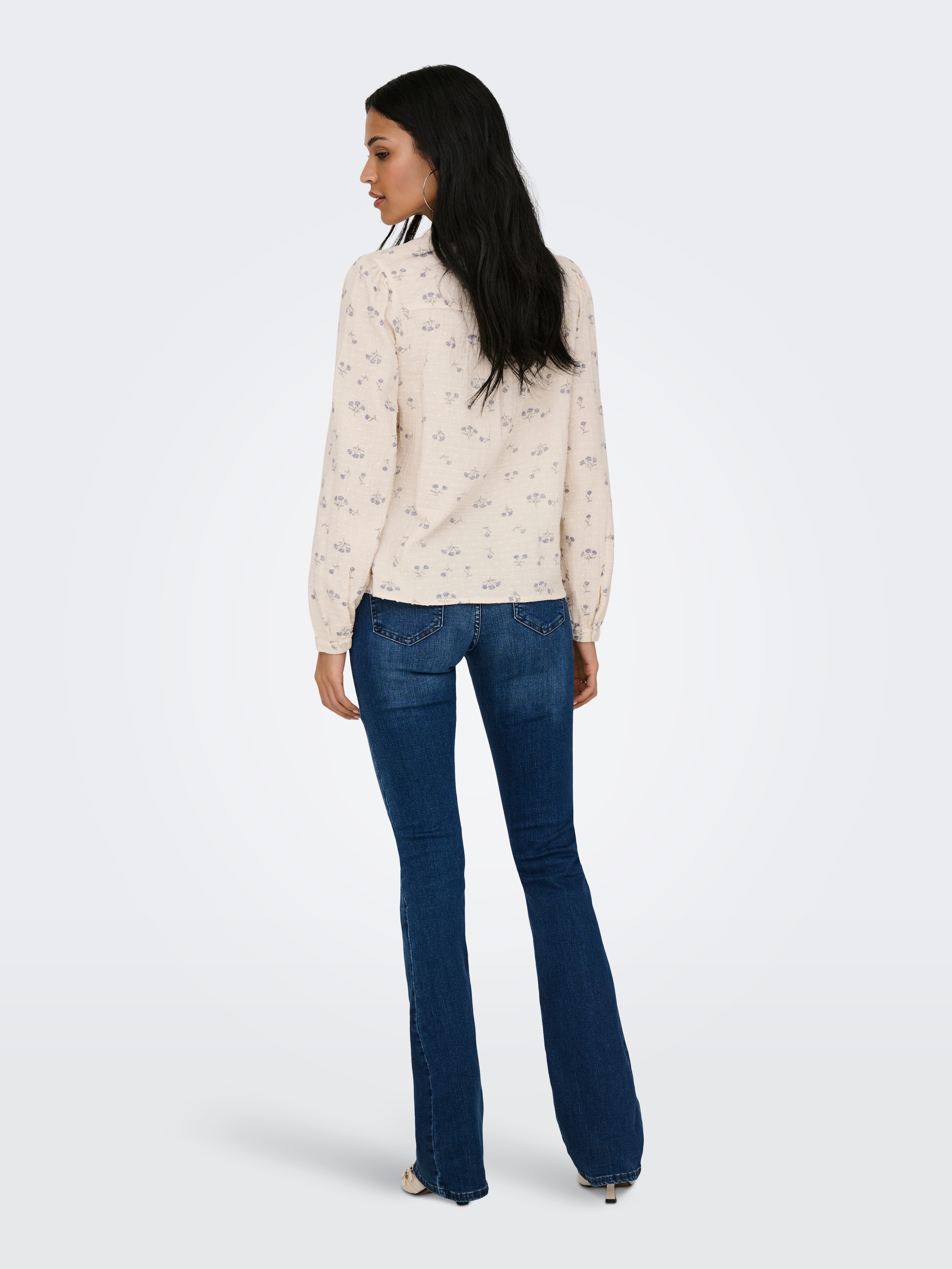 ONLY Druckbluse »ONLLARI L/S FLOWER SHIRT NOOS WVN«