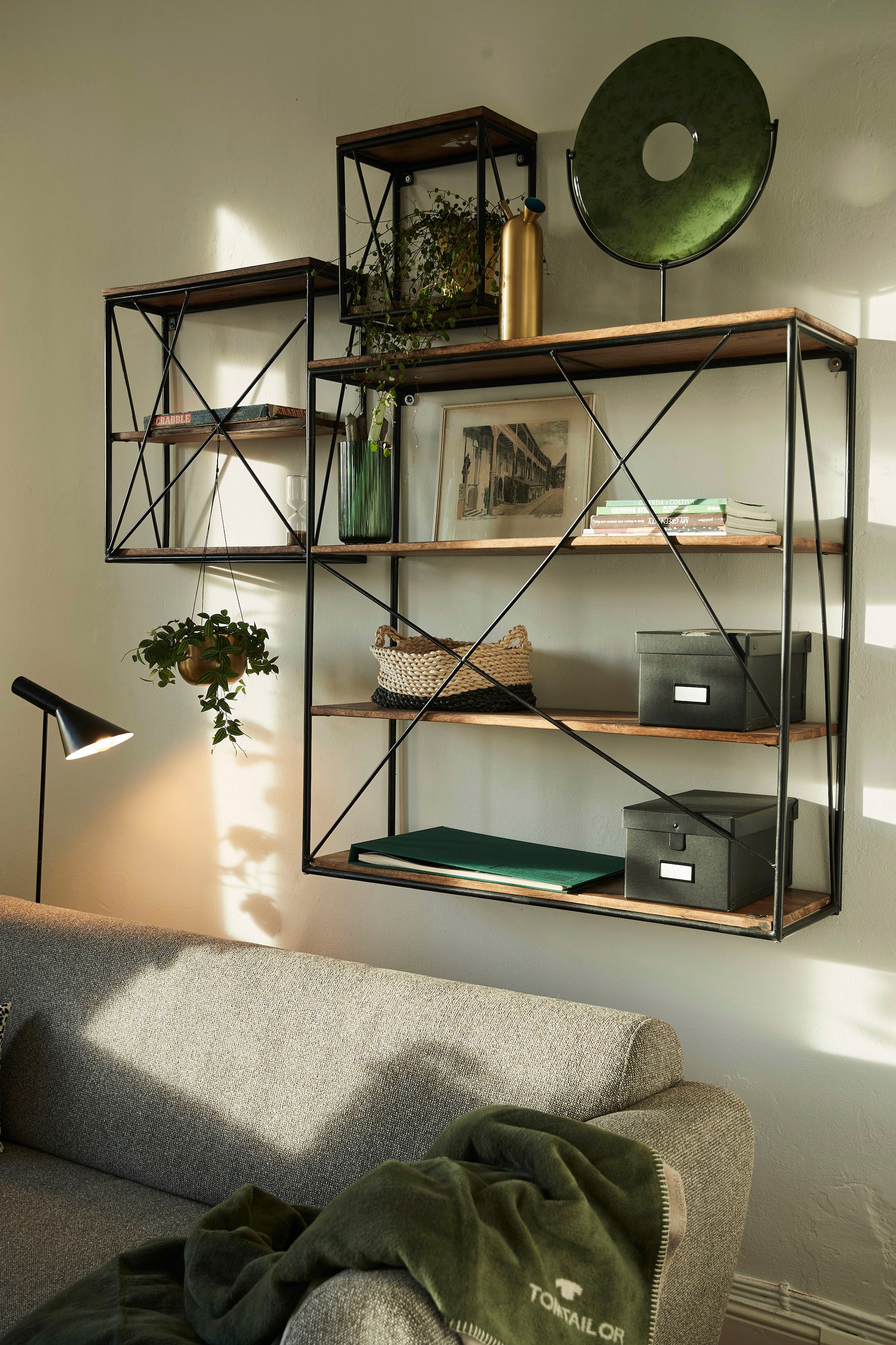 TOM TAILOR HOME Wandregal »T-NEST SHELF WALL MEDIUM«, mittelgroßes Wandregal, gut mit anderen Größen der Serie kombinierbar