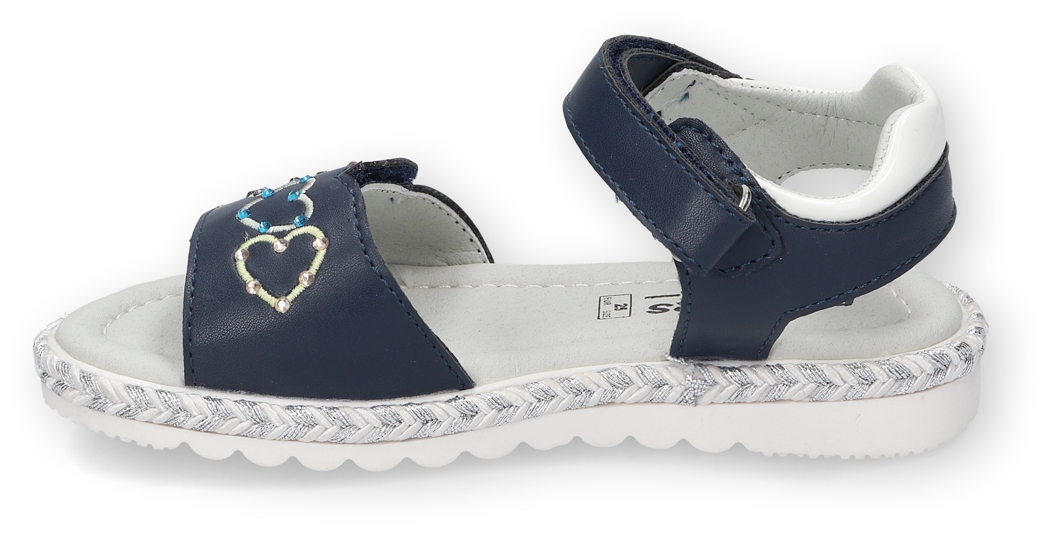 Dockers by Gerli Sandale, Plateausandale, Klettschuh mit Herzenapplikation