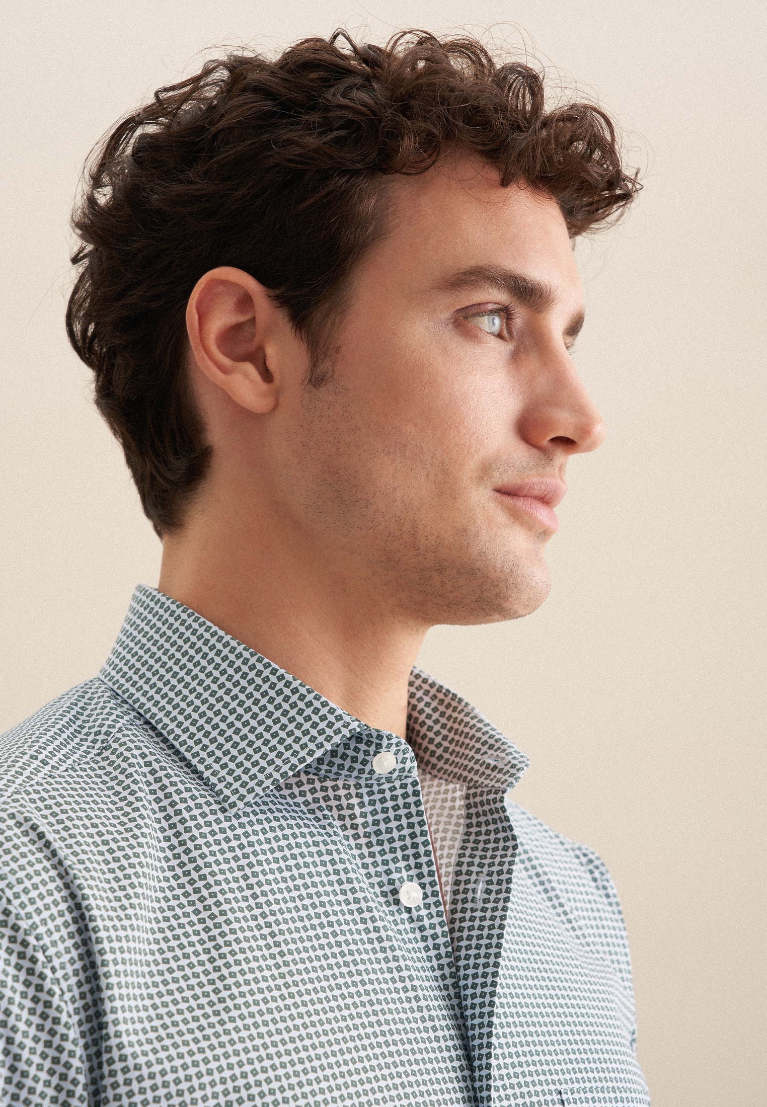 seidensticker Businesshemd »Regular« Regular 1/1 Kentkragen Druck