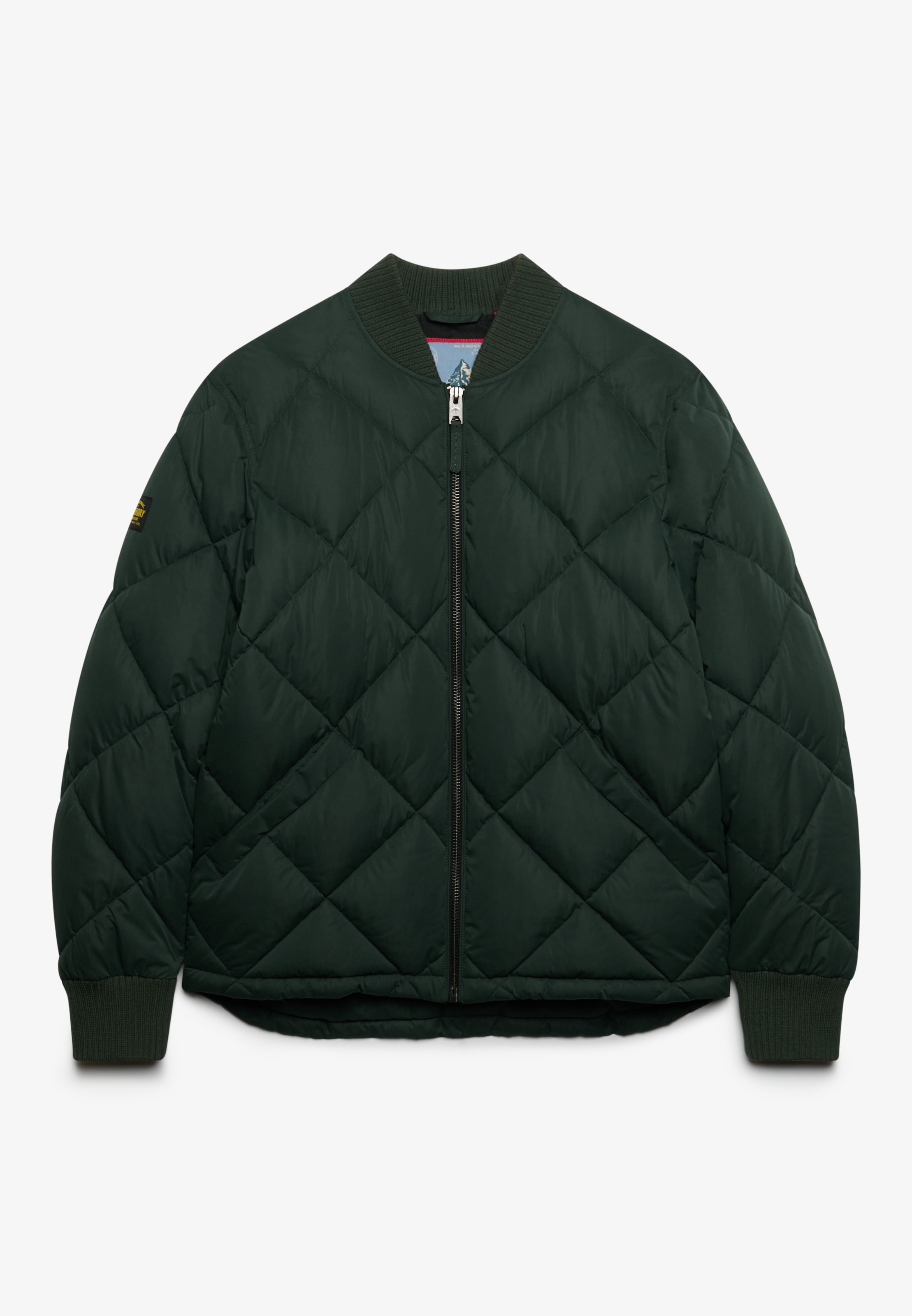 Superdry Steppjacke »DIAMOND QUILT JACKET« Regular Fit, mit Reißverschluss, aus Polyester und Kunstfaser