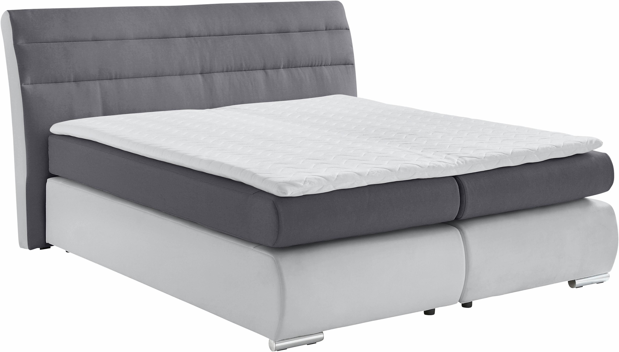 Places of Style Boxspringbett »Luna«, bis zu 3 Härtegrade, incl. Topper