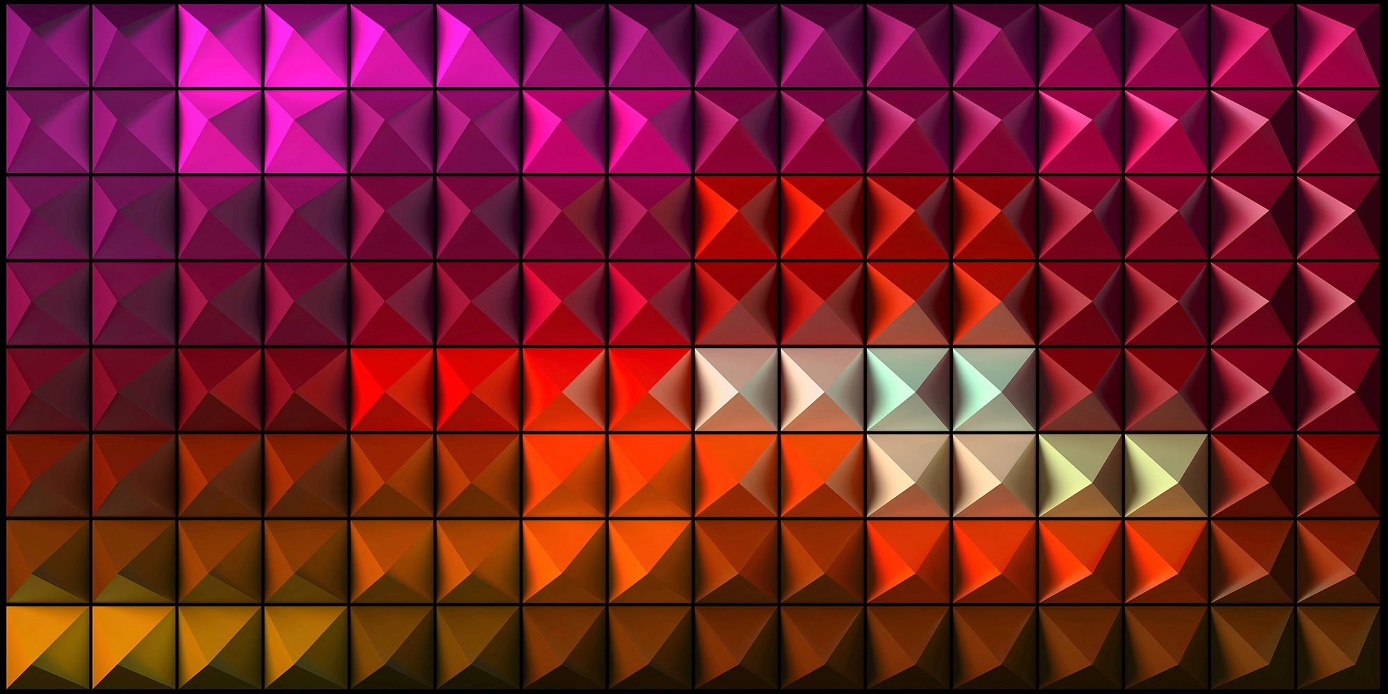 Architects Paper Fototapete »Colourfull 3D Blocks«, Vlies, Wand, Schräge