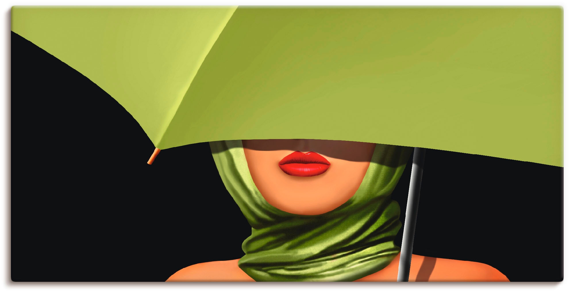 Artland Wandbild »Rote Lippen« Mode 1 Stk. tlg. als Leinwandbild, Poster, W günstig online kaufen