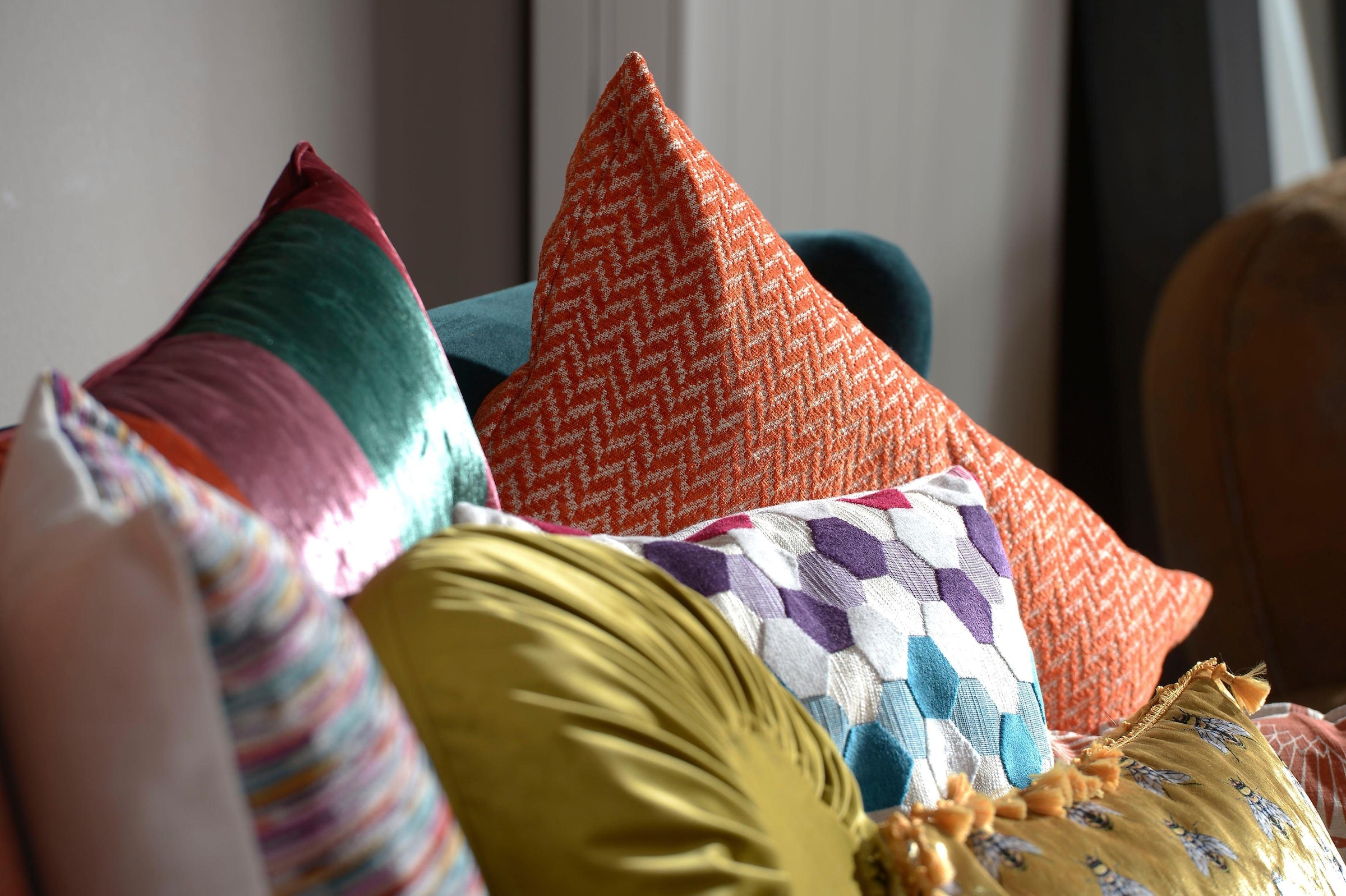 H.O.C.K. Dekokissen »Zircono« mit Ethnomuster, Kissenhülle mit Füllung, 1 Stück