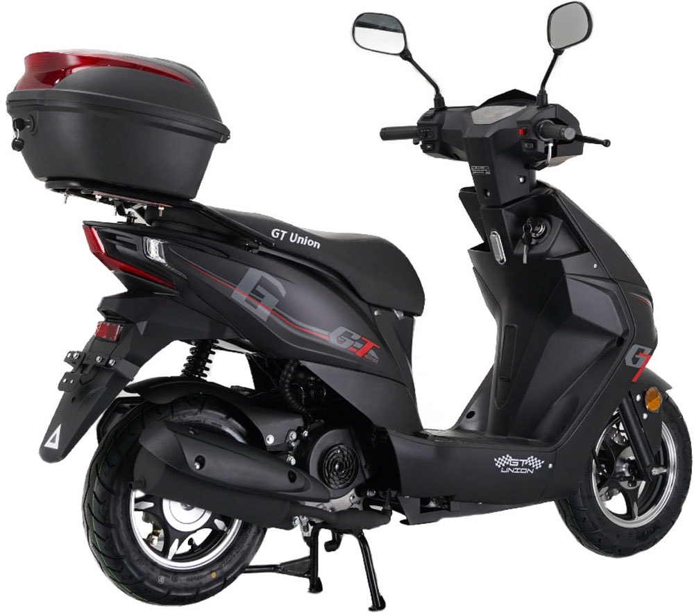 GT UNION Motorroller »Sonic X 45«, 49,6 cm³, 45 km/h, Euro 5, 3 PS, (Komplett-Set, 2 tlg.), Luftgekühlter Motor