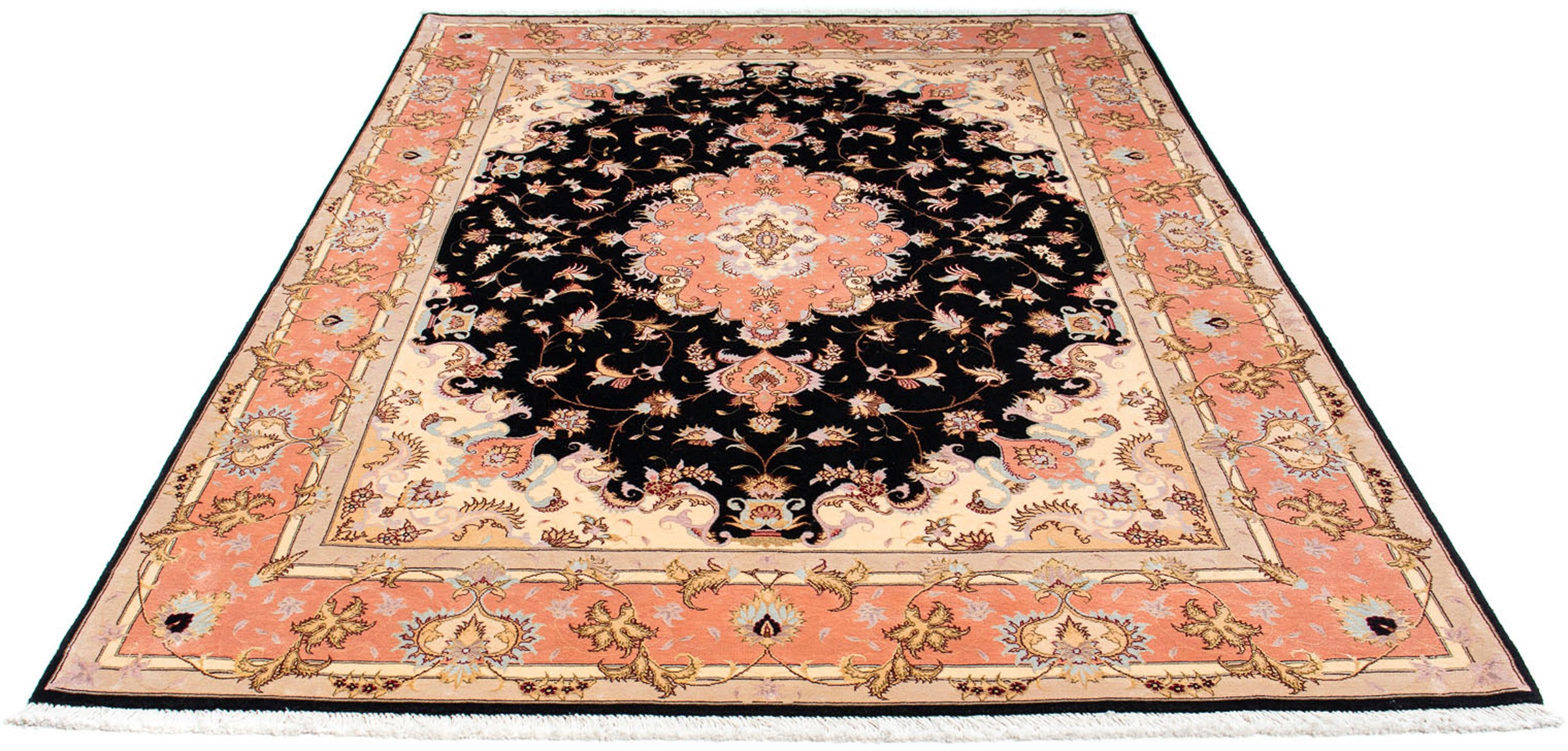 morgenland Orientteppich »Perser - Täbriz - Royal - 238 x 170 cm - dunkelbl günstig online kaufen