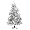 my home Künstlicher Weihnachtsbaum »Weihnachtsdeko aussen, künstlicher Christbaum, Tannenbaum«, Edeltanne, mit Schnee, inkl. Metallständer