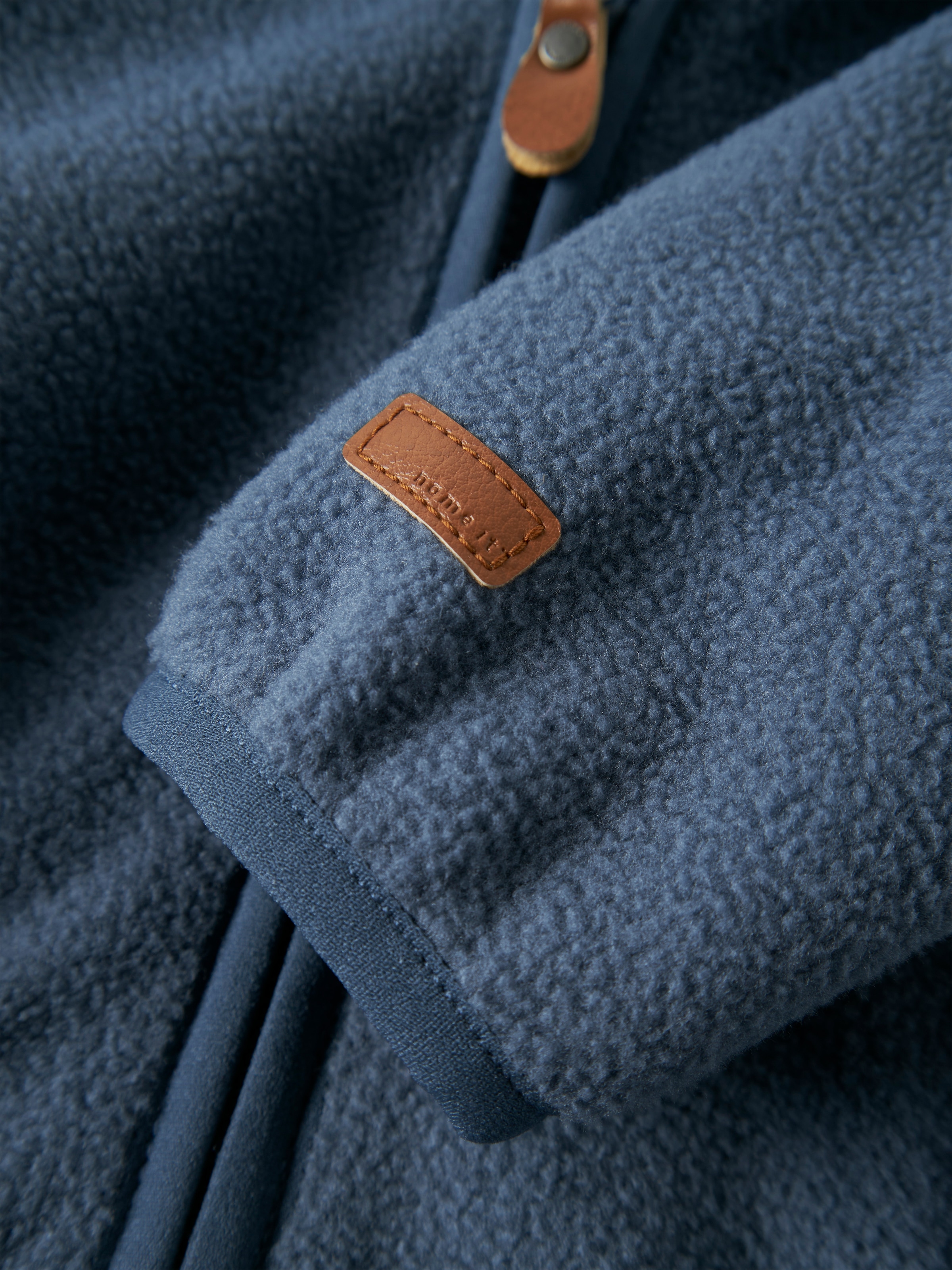 Name It Kapuzenfleecejacke »NBNMEEKO FLEECE JACKET MELANGE«, mit Kapuze