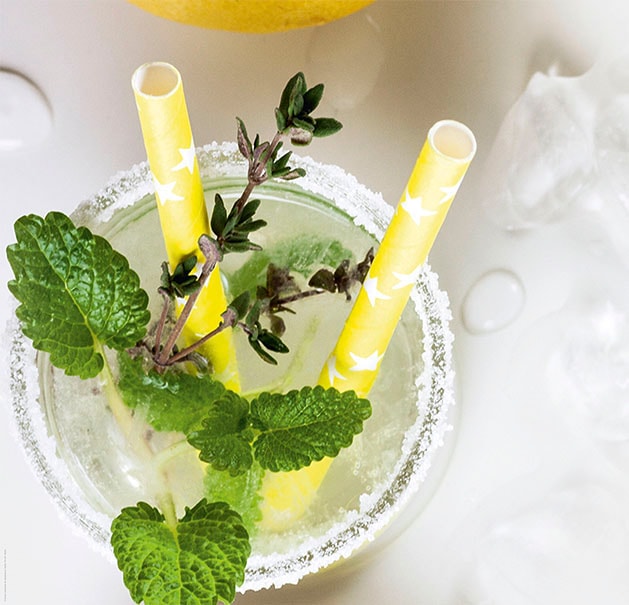 EXPRESS KÜCHEN Küchenrückwand »Cocktail« weiß/bunt