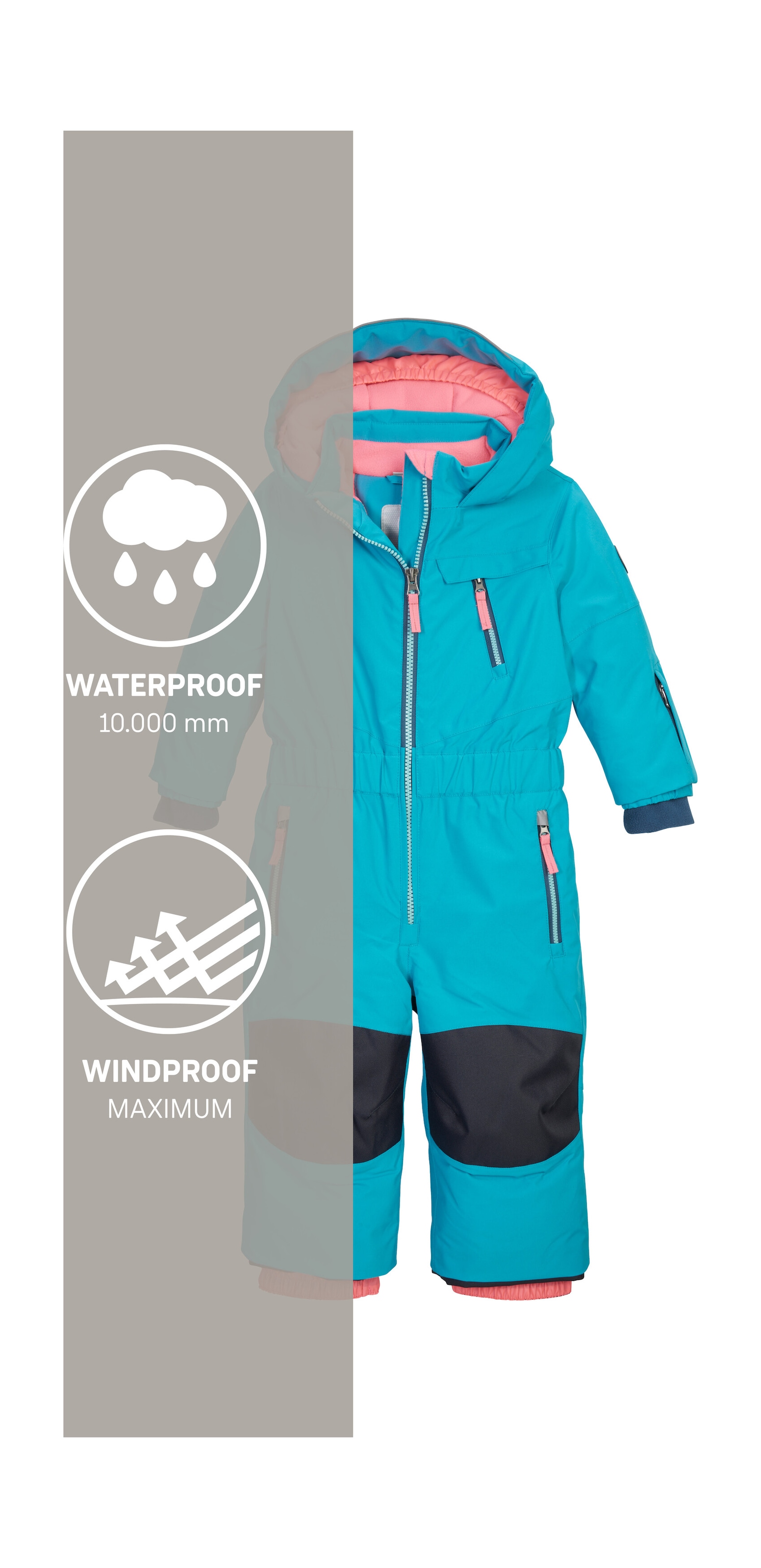 first instinct by killtec Overall »FISW 46 MNS ONPC« Wind- u wasserdichter Schneeanzug mit verlängerbaren Armen und Beinen