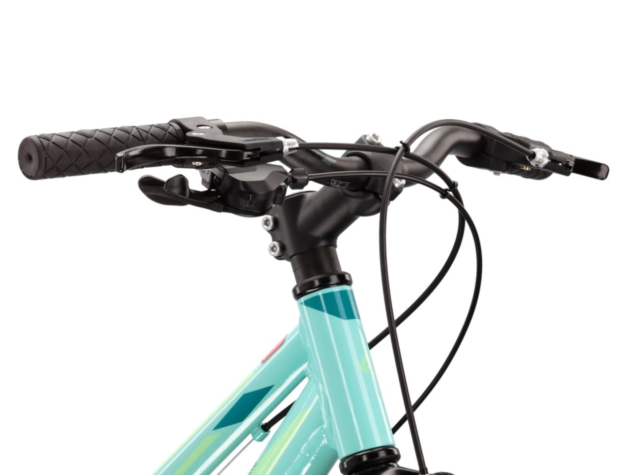 Kross Kinderfahrrad »KROSS Kinderad 24" Lea JR 1.0 Grün 8 Gänge« 8 Gang Shimano TOURNEY TX800 Schaltwerk Kettenschaltung