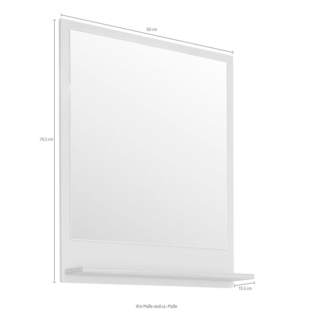 PELIPAL Spiegel »Quickset 963«, Breite 60 cm, 1 Ablagefläche auf Raten  bestellen