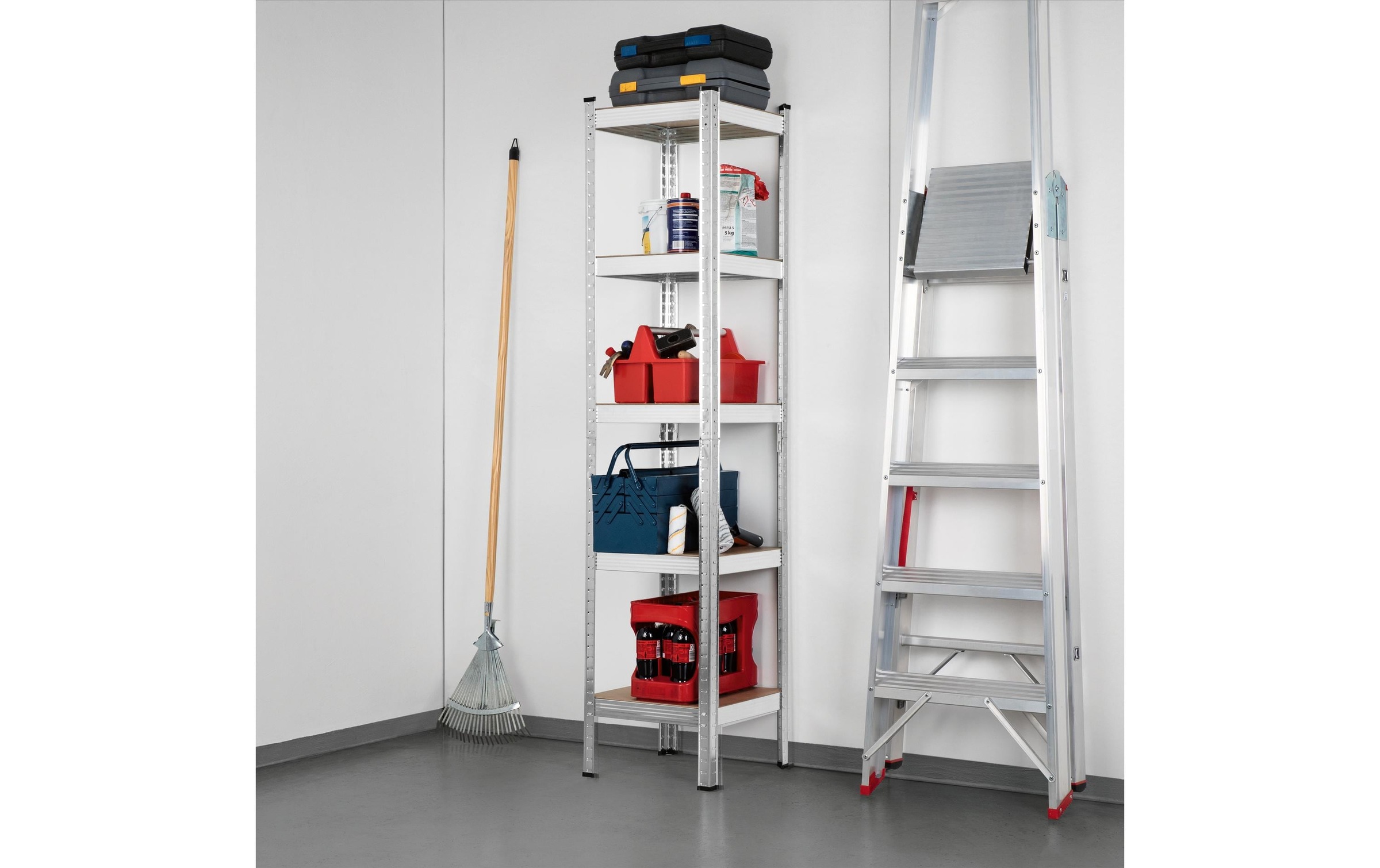 EASYmaxx Schwerlastregal »180 x 40 x 40 cm«