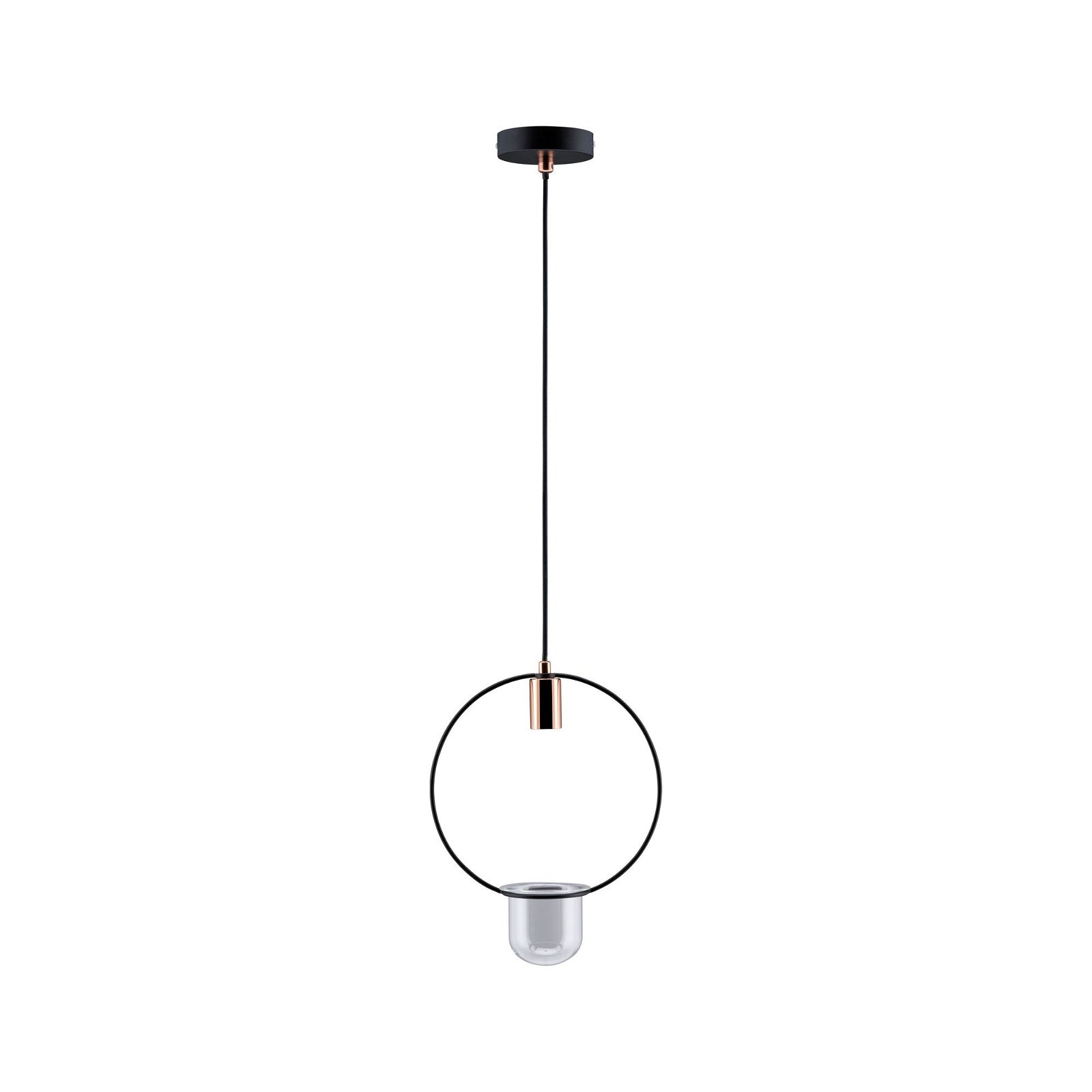 Paulmann Pendelleuchte »Neordic Tasja max. 1x20W Schwarz/Kupfer 230V Metall«, 1 flammig, Leuchtmittel E27 | ohne Leuchtmittel, E27