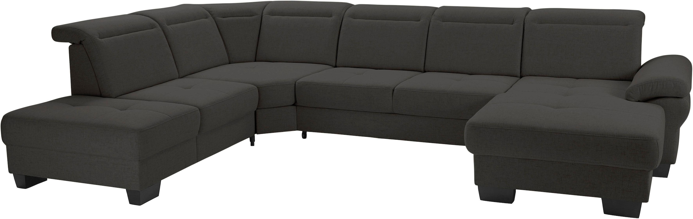 Home affaire Wohnlandschaft »Cornwall U-Form« inkl. Sitztiefenverstellung, günstig online kaufen