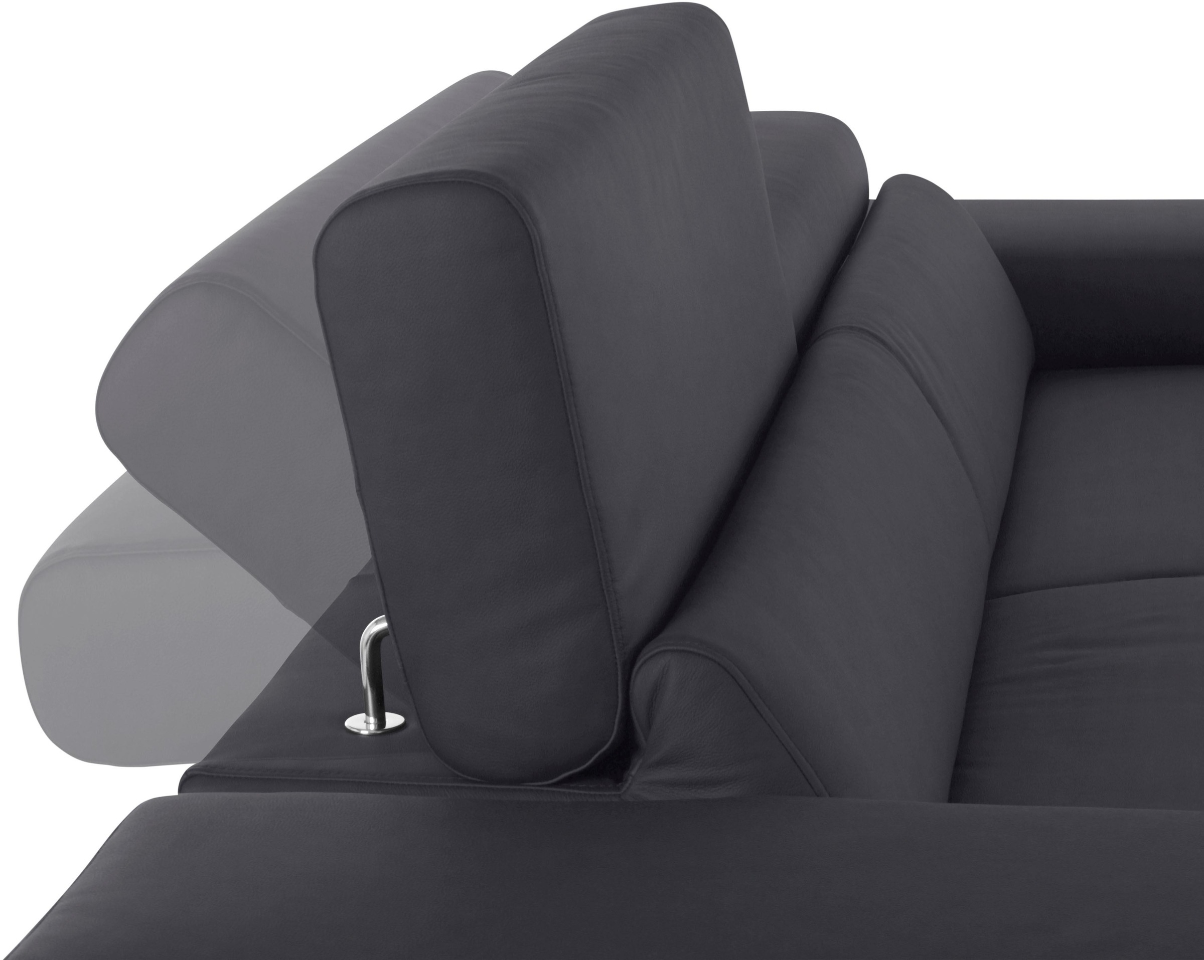 W.SCHILLIG 2-Sitzer »finn«, German Design Award 2016, Fußgestell Nussbaum natur, Breite 210 cm