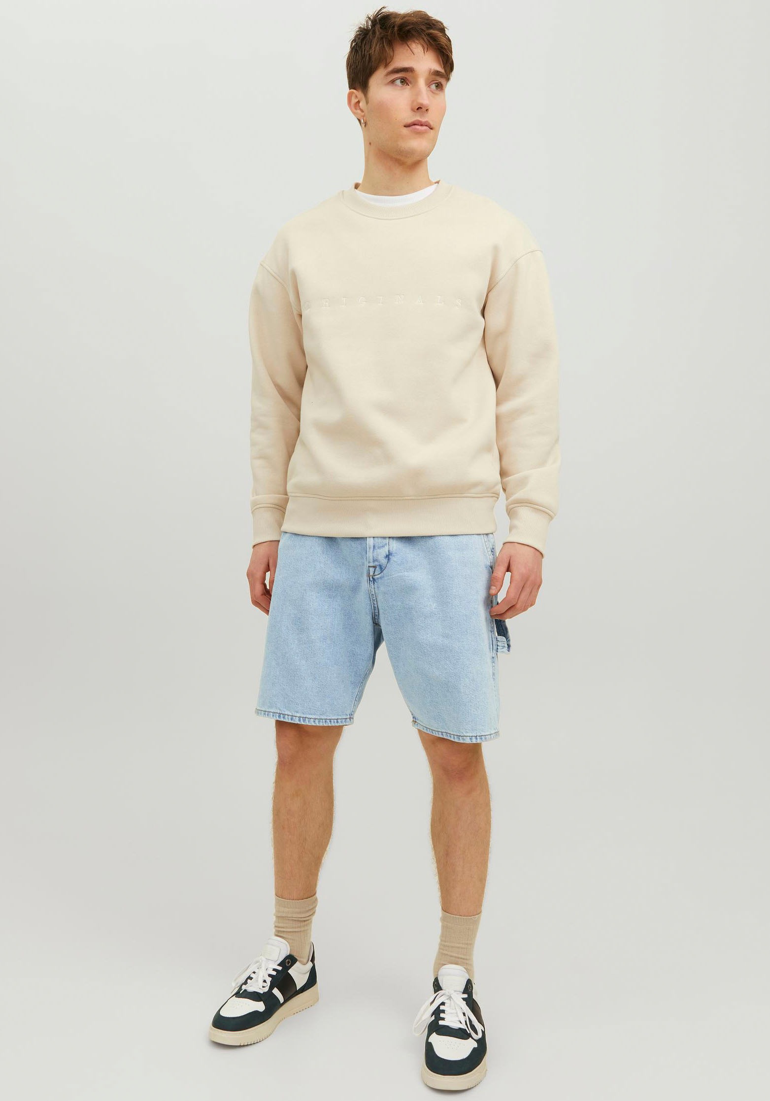 4. Bild von Jack & Jones Jeansshorts »JJITONY JJUTILITY SHORTS MF 491 SN«