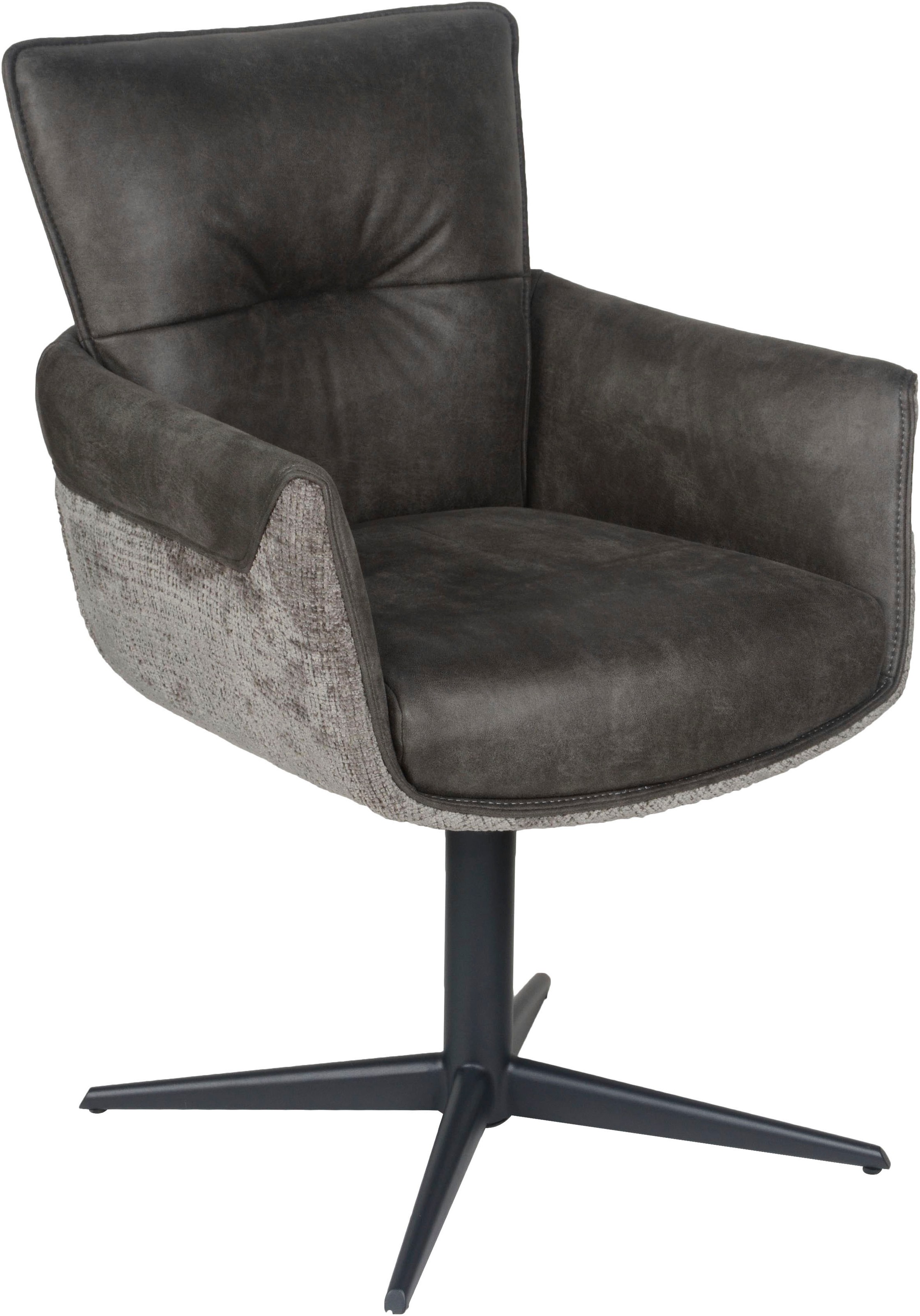 Home affaire Esszimmerstuhl »Milano« (Set) 2 Stk.Drehstuhl Milano grey günstig online kaufen