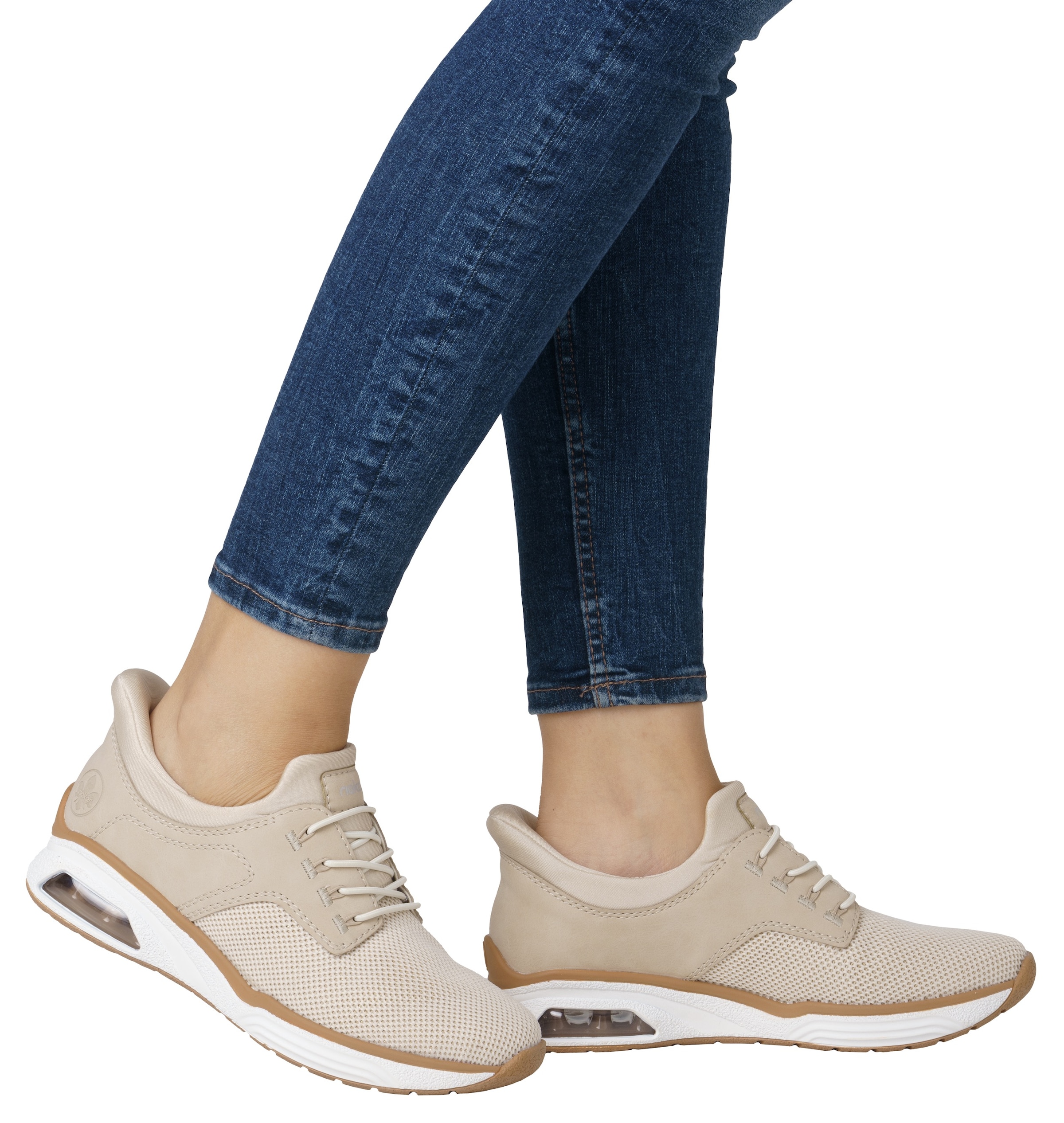 Rieker Slip-On Sneaker »Ready2GO«, Freizeitsneaker, Halbschuh, Schlupfschuh, Gummizug, Elastikeinstieg