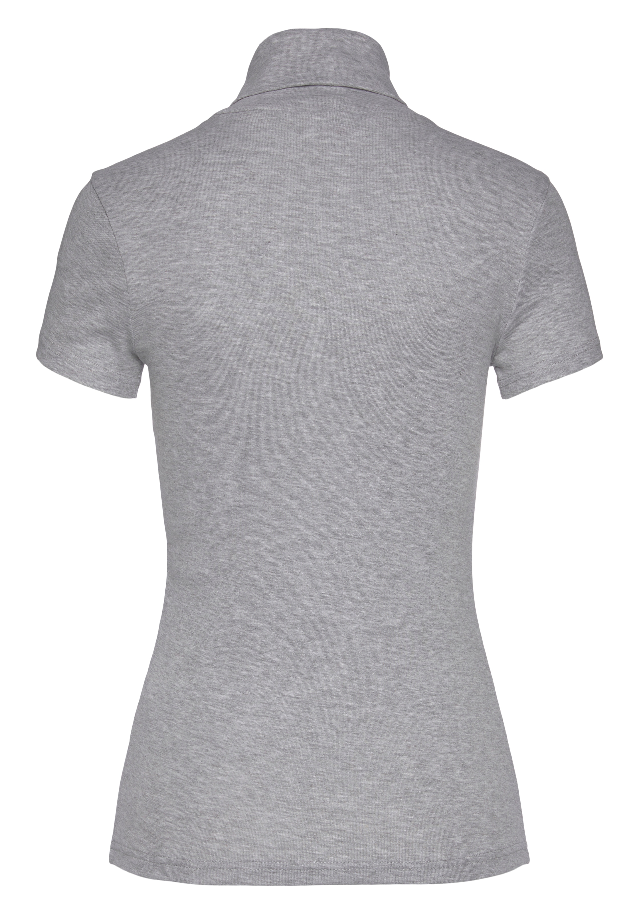 Flashlights Rollkragenshirt figurbetont,  Basic-Stil,  Rollkragen,  aus 100% Baumwolle,  elastisch