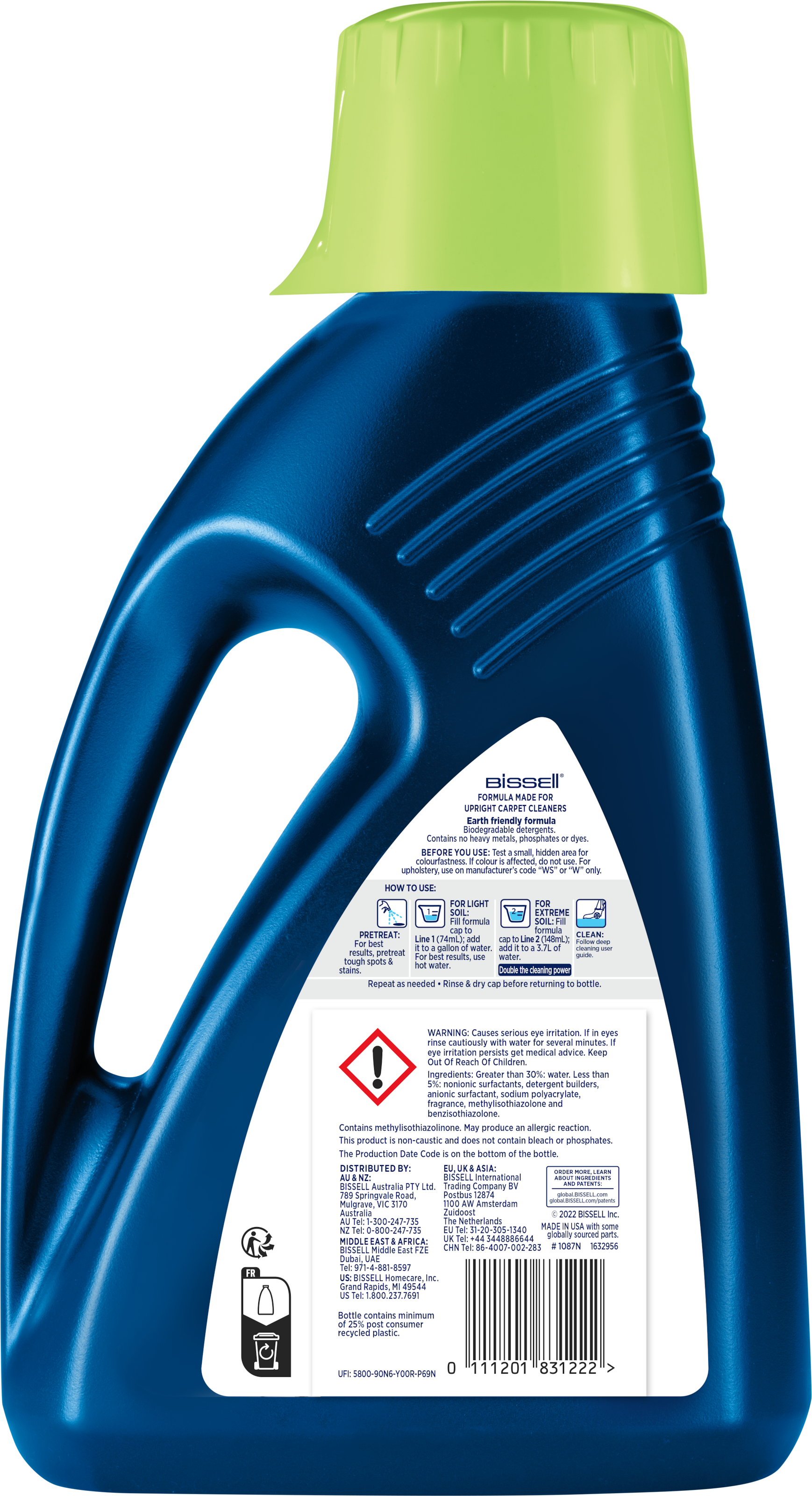 Bissell Fussbodenreiniger »Wash & Protect Pet«, (1 St.), 1,5L Reinigungsmittel Fleckenreiniger