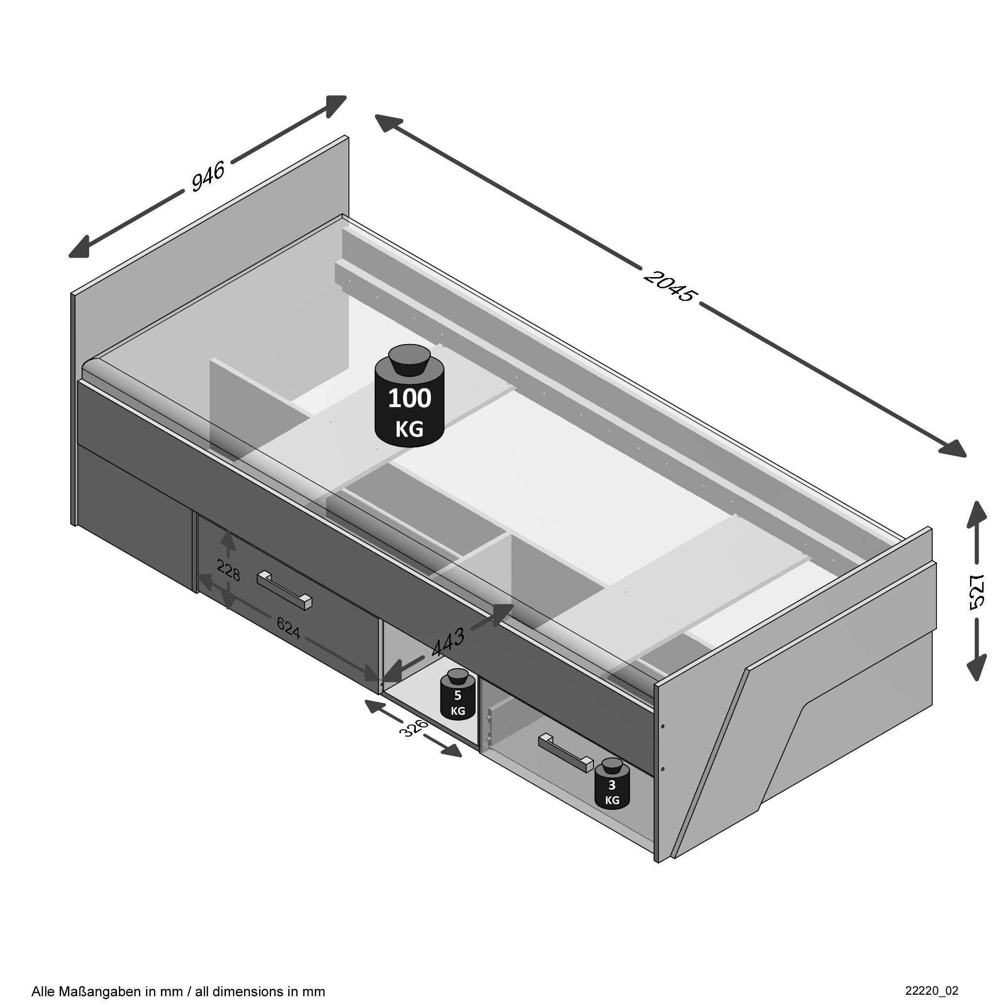 4. Bild von FMD Funktionsbett »Nona«