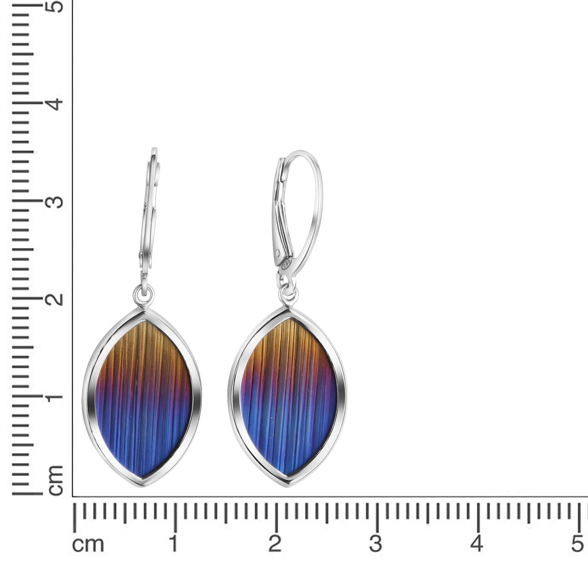 Vivance Paar Ohrhänger »925/- Sterling Silber rhodiniert mit Titan«