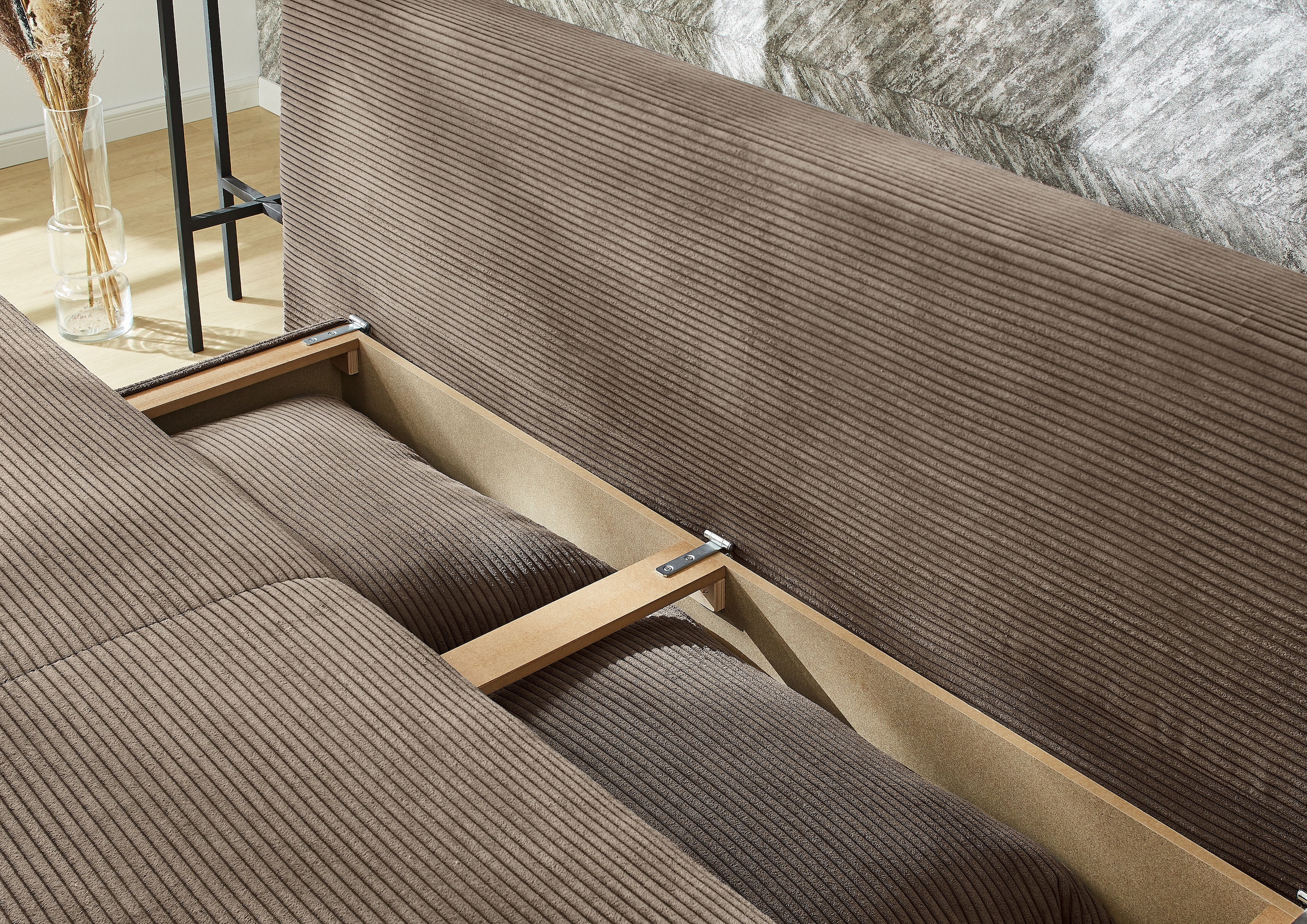 Jockenhöfer Gruppe Schlafsofa »Maestro, Dauerschlafsofa« TTFK-Polsterung + Wellenfederung, Bettkasten, Liegefläche: 161x200 cm