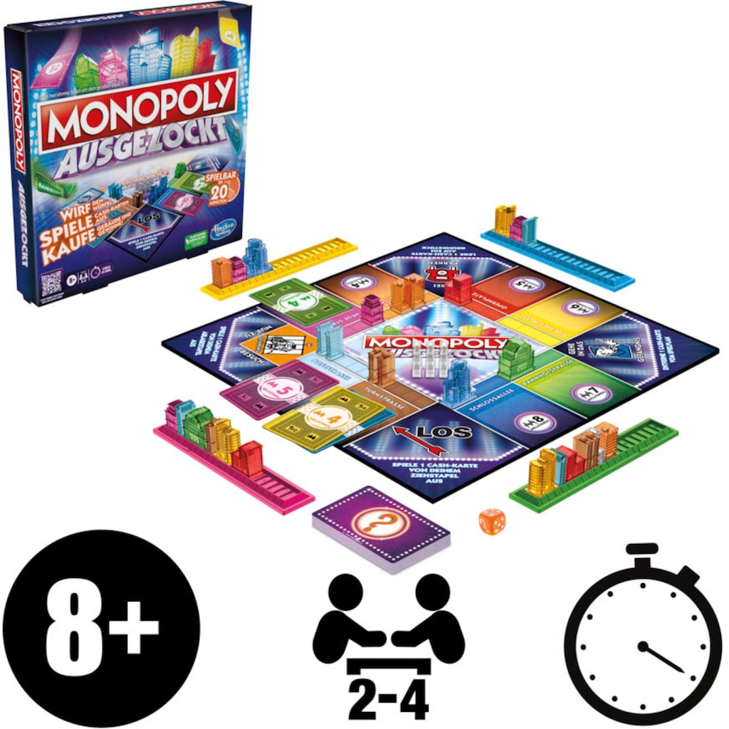Hasbro Spiel »Hasbro Gaming, Monopoly Ausgezockt«